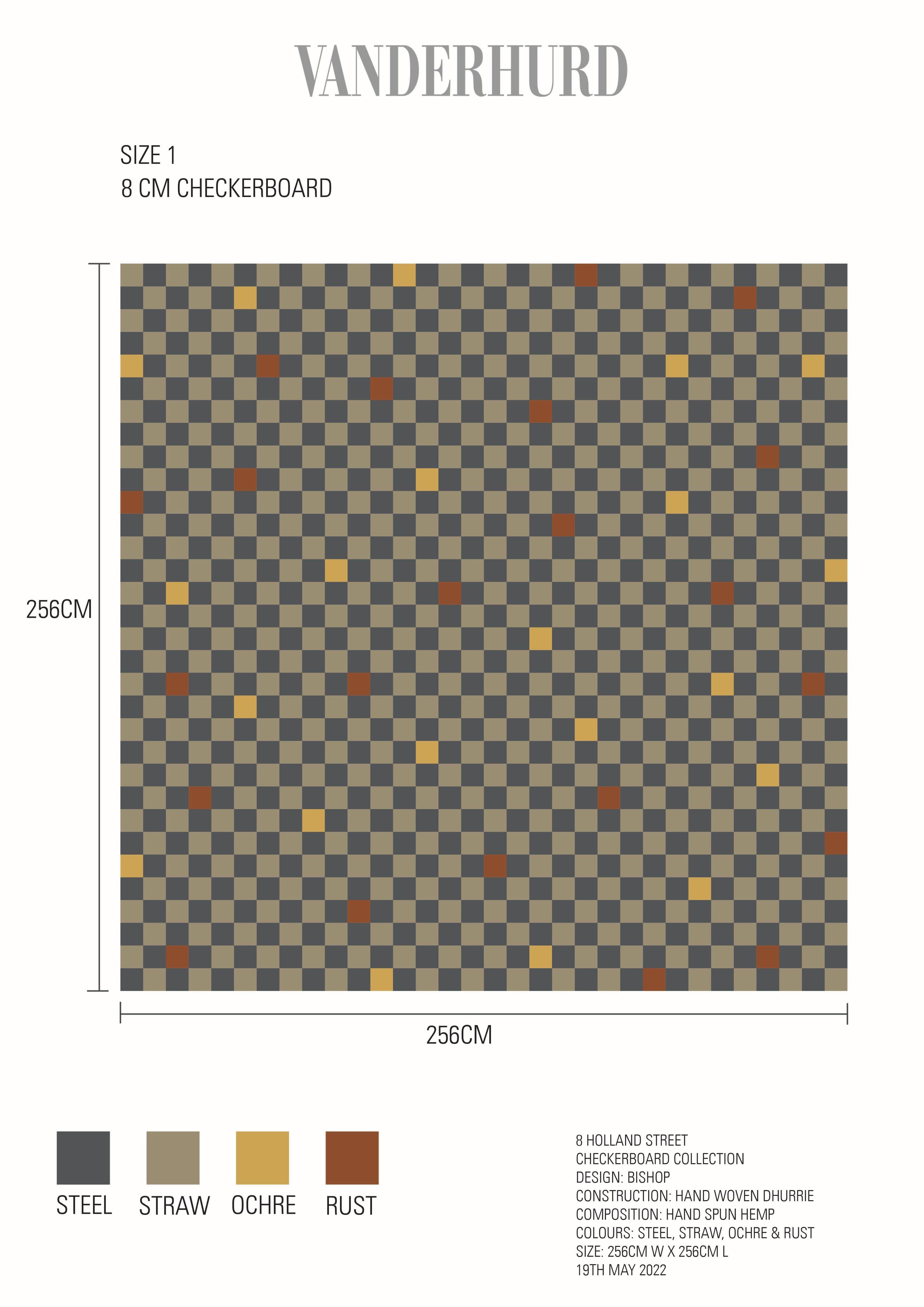 Bishop, Woven Dhurrie, Large