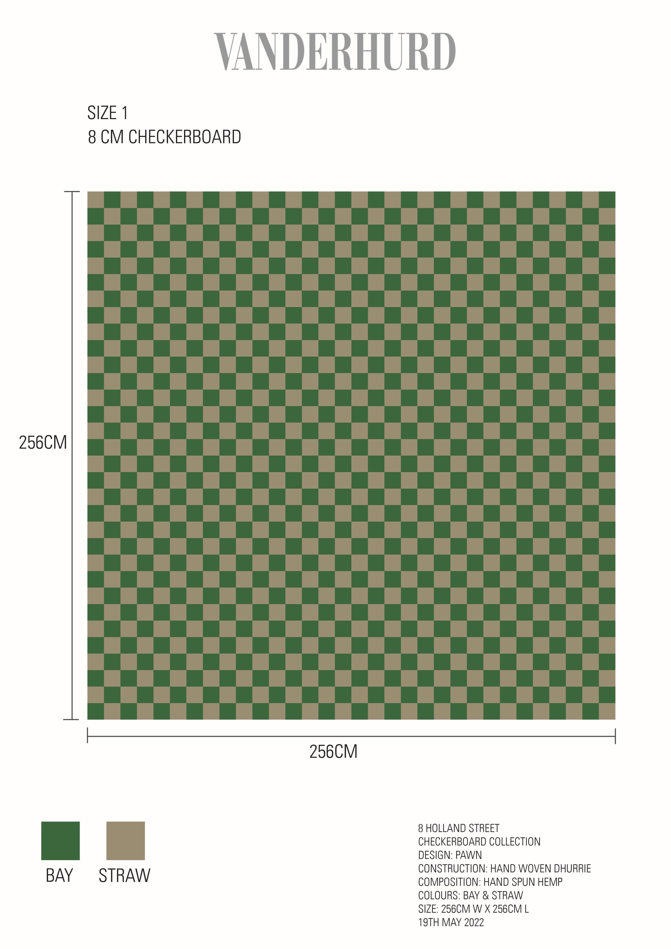Pawn, Woven Dhurrie, Large