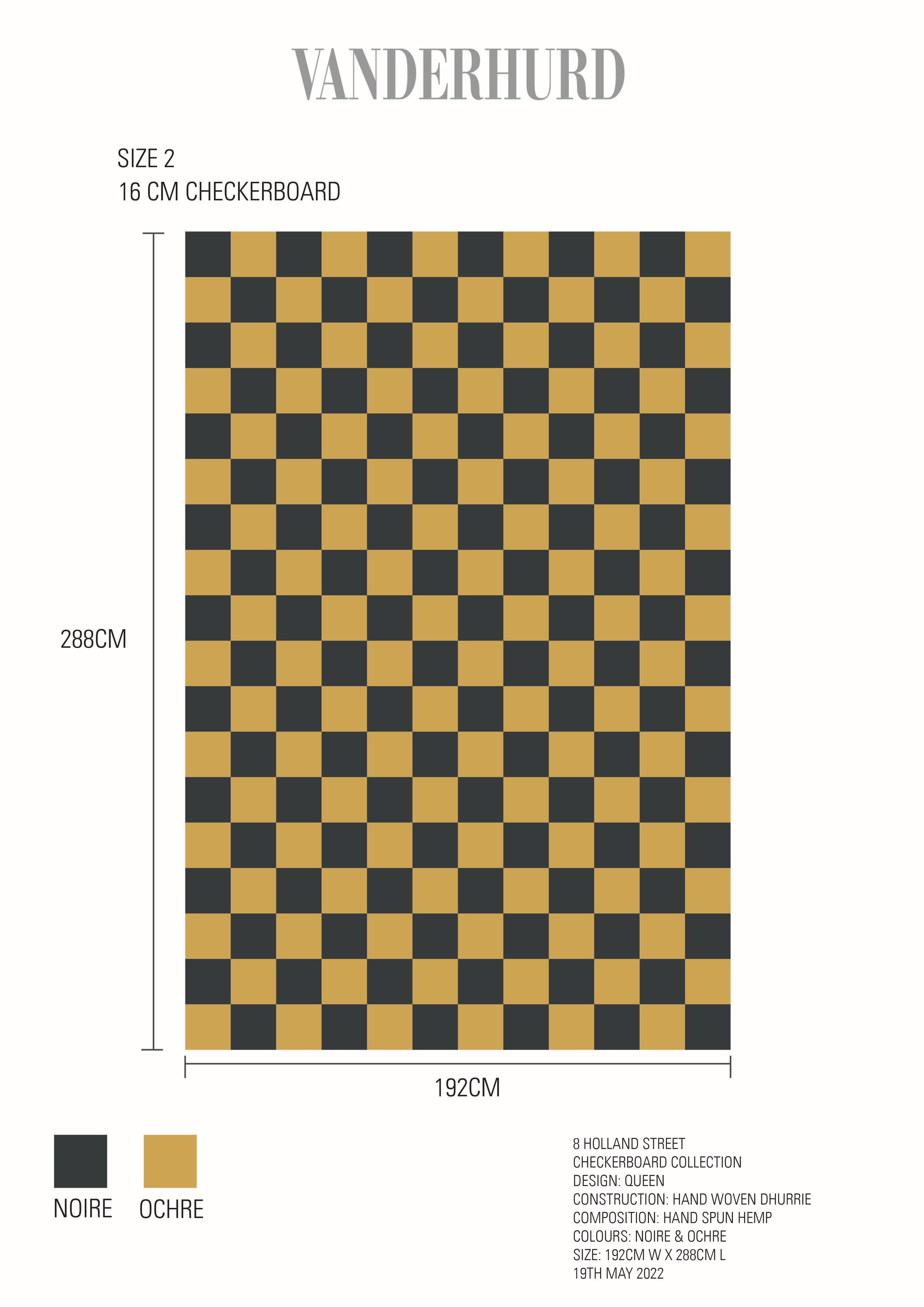 Queen, Woven Dhurrie, Medium
