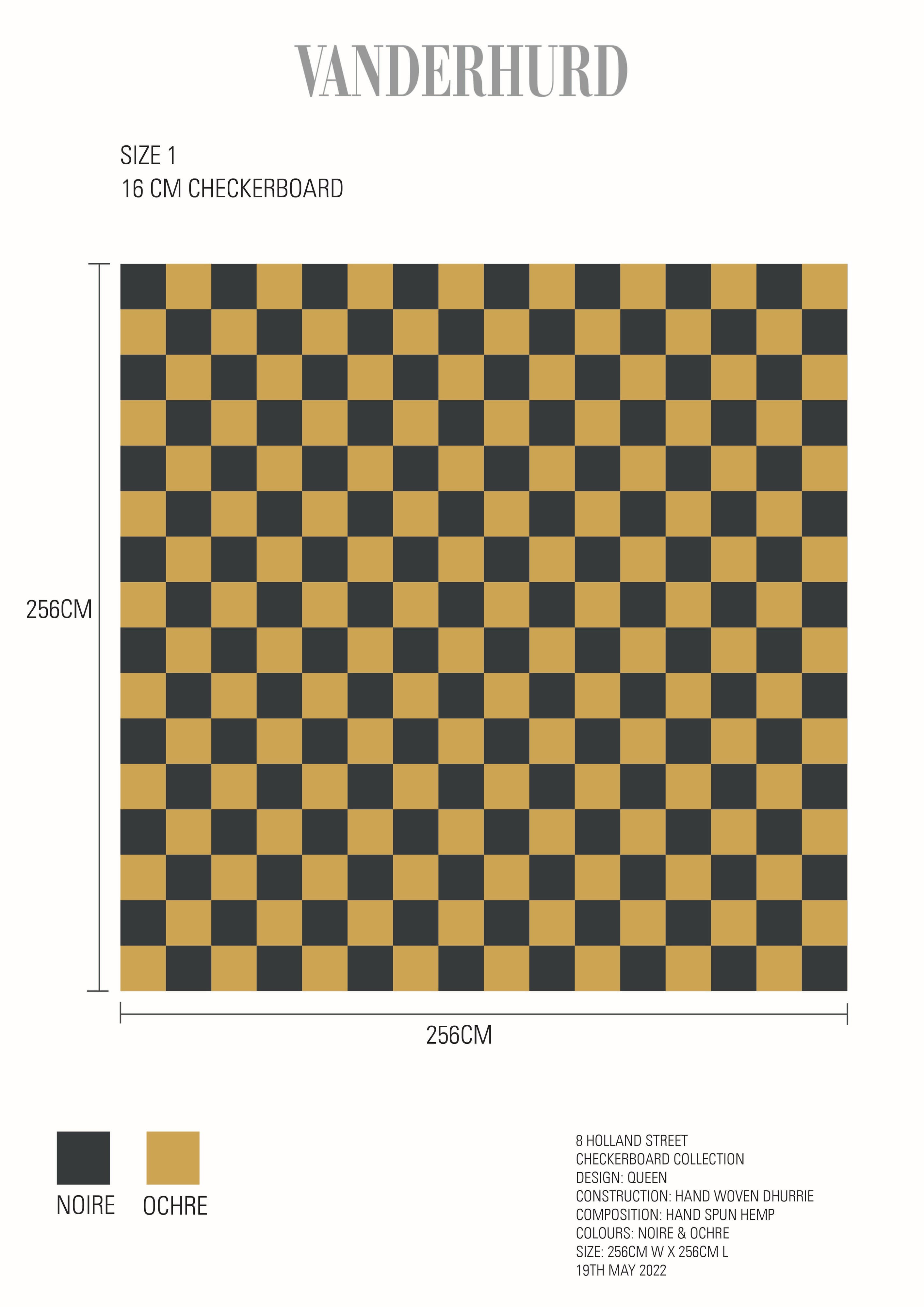 Queen, Woven Dhurrie, Large