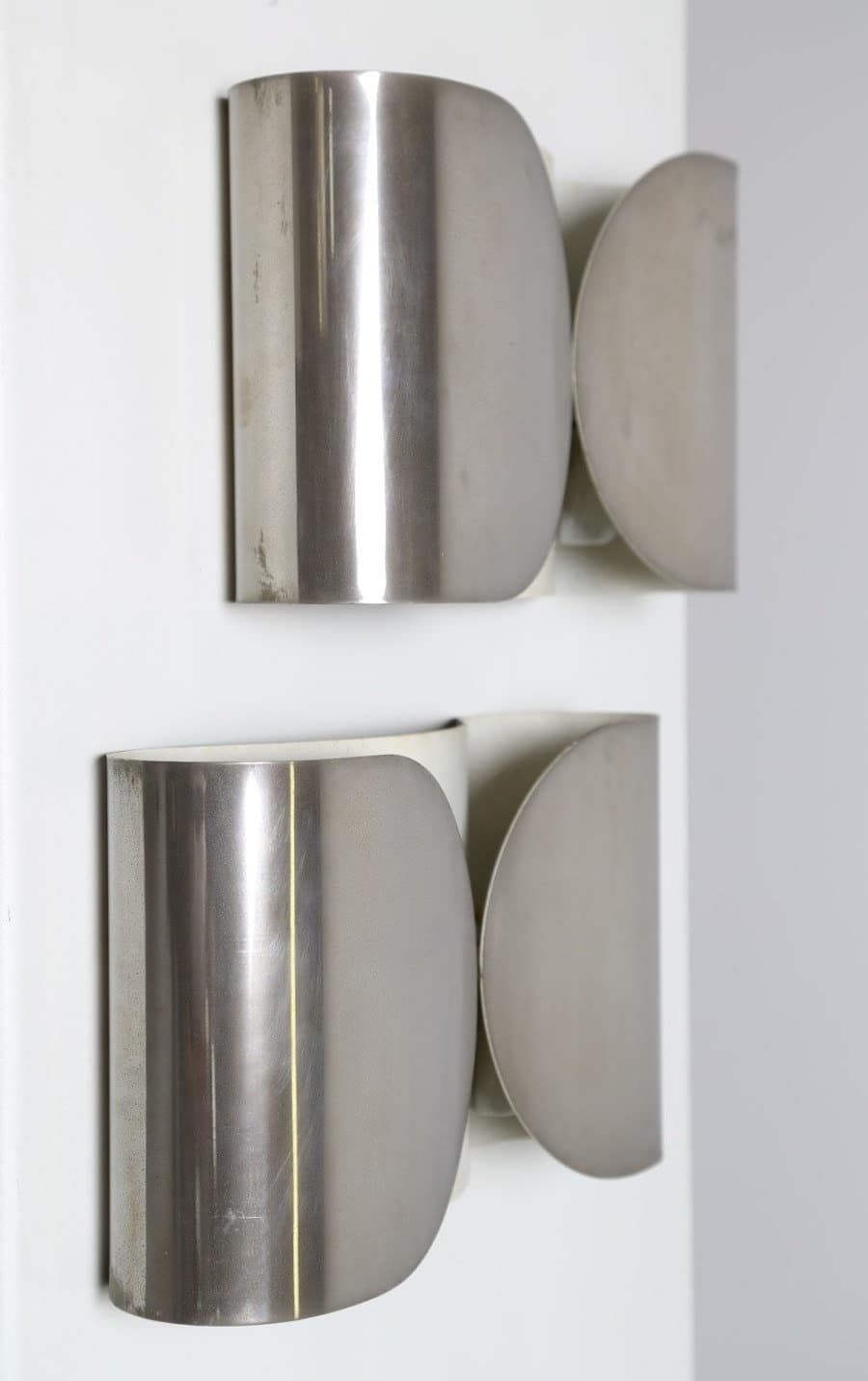 Pair of 'Foglio' wall lights