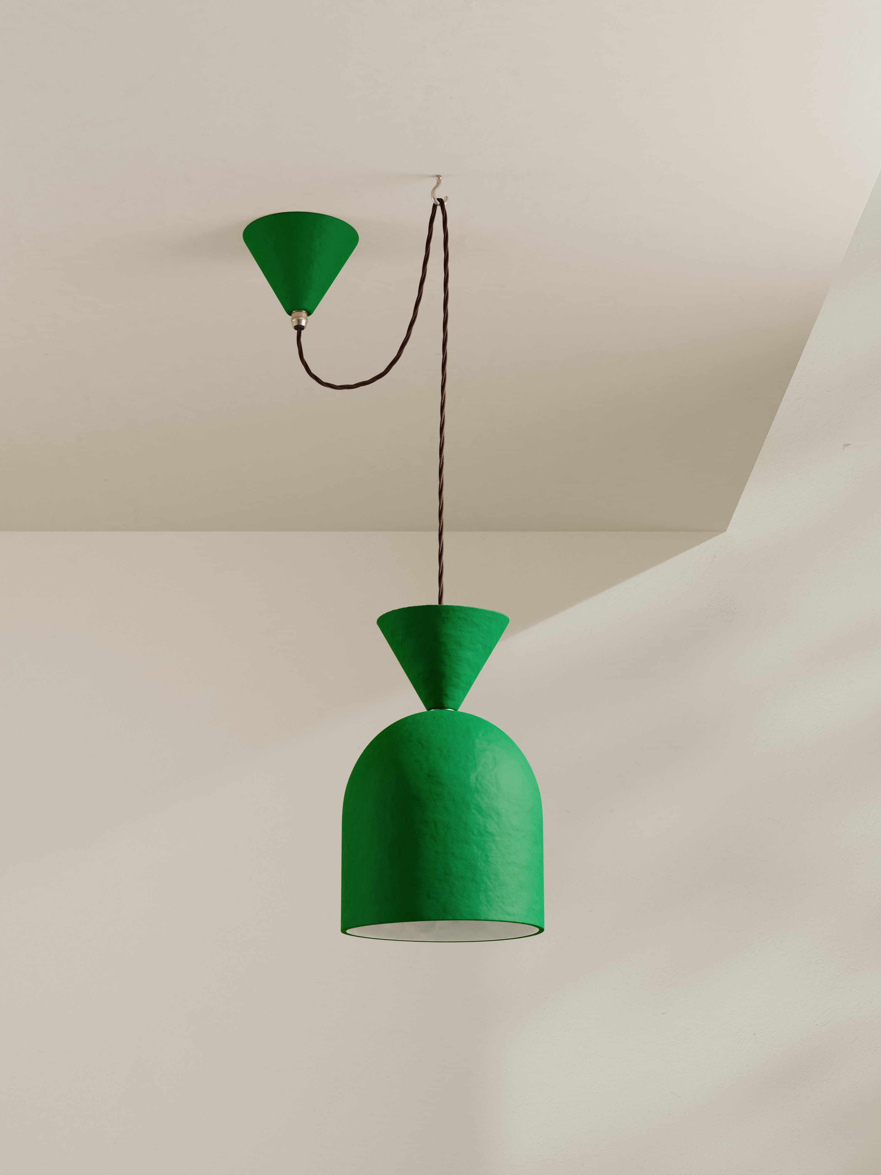 Bell Pendant Light in Palm