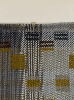 Mustard, Navy, Chestnut Hand-woven Wall Hanging