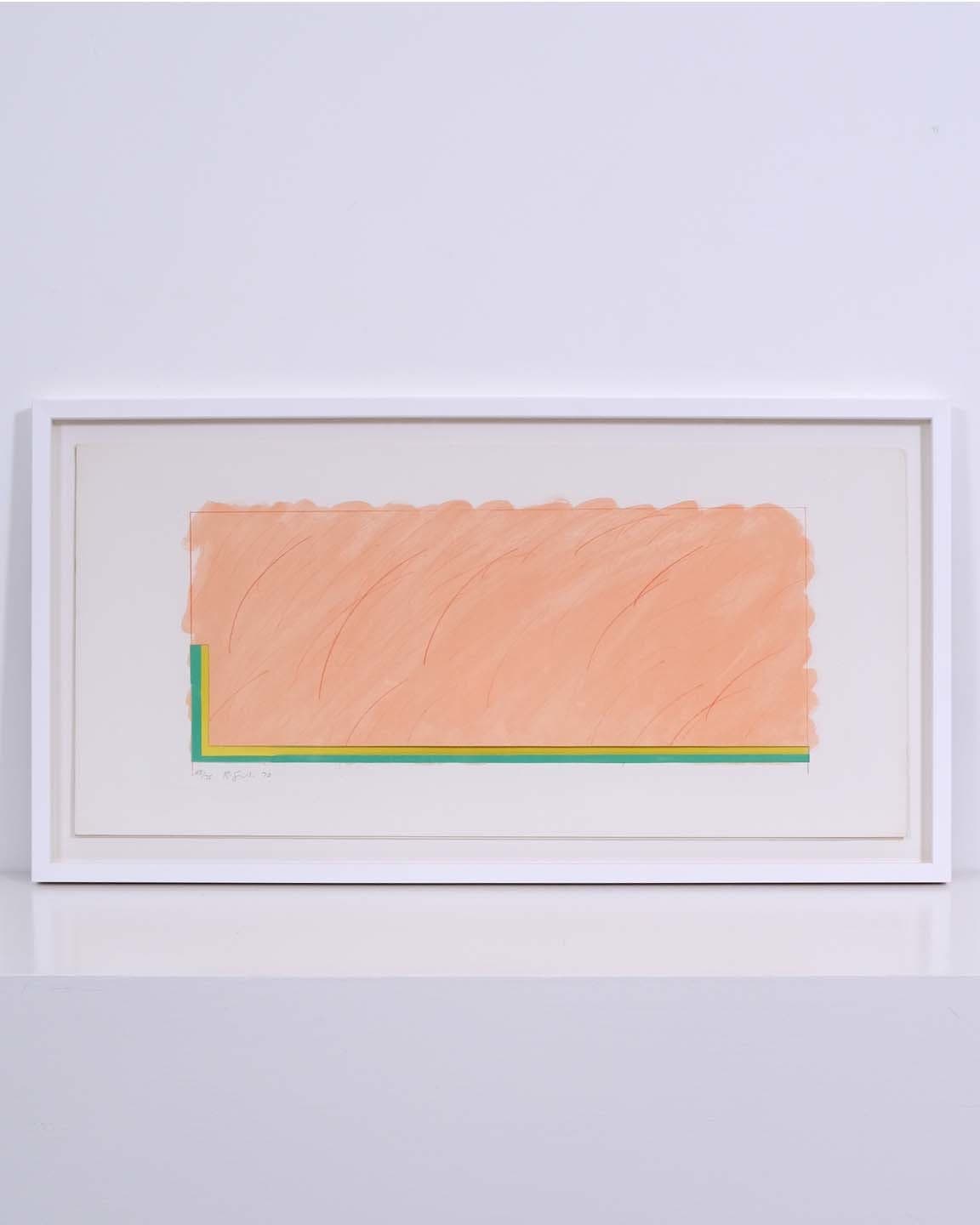 Horizon V (Peach, Yellow and Green)