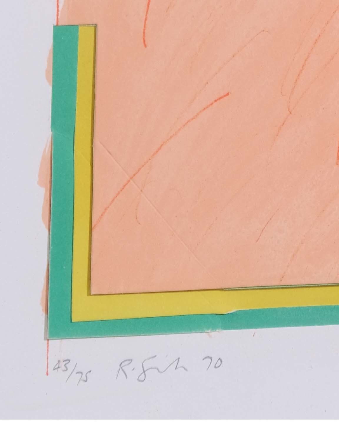 Horizon V (Peach, Yellow and Green)