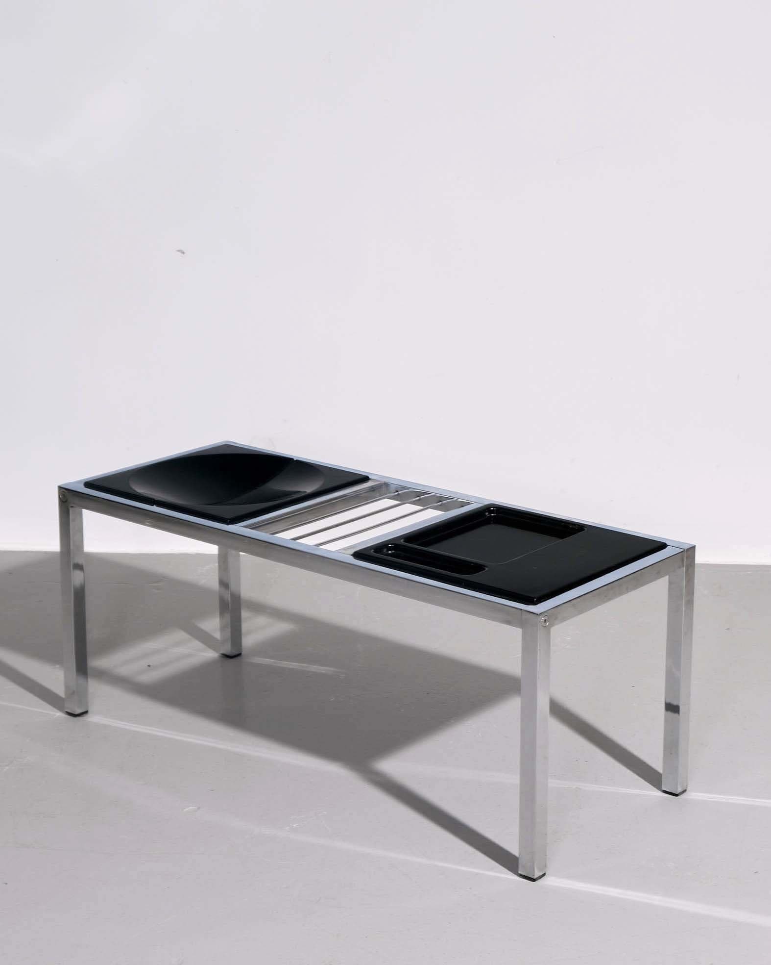 Coffee Table with Magazine Rack