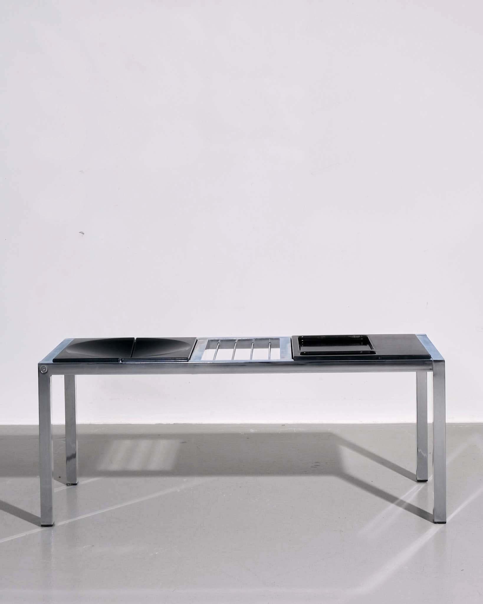 Coffee Table with Magazine Rack