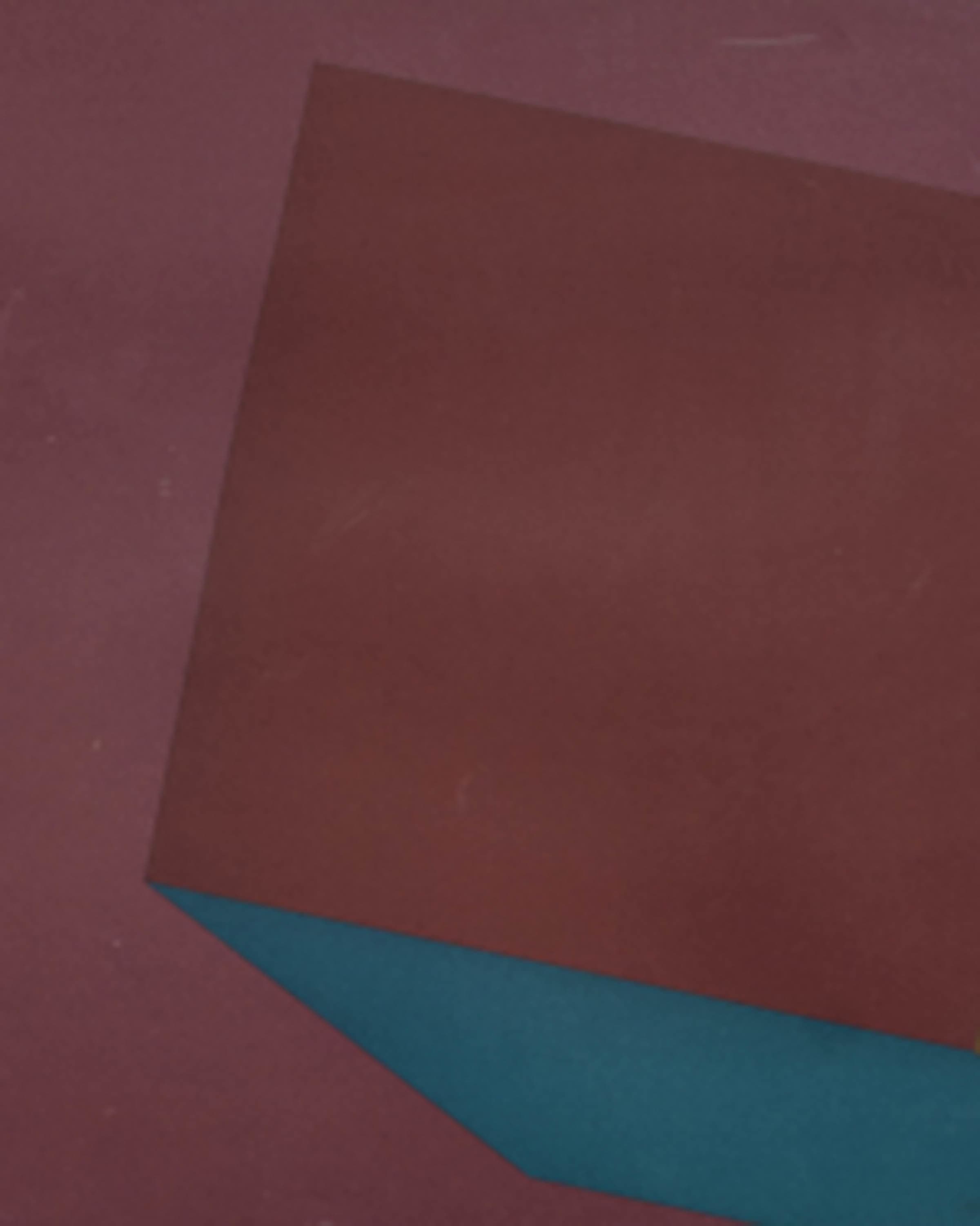 Two Cubes with Colors Superimposed (Red)