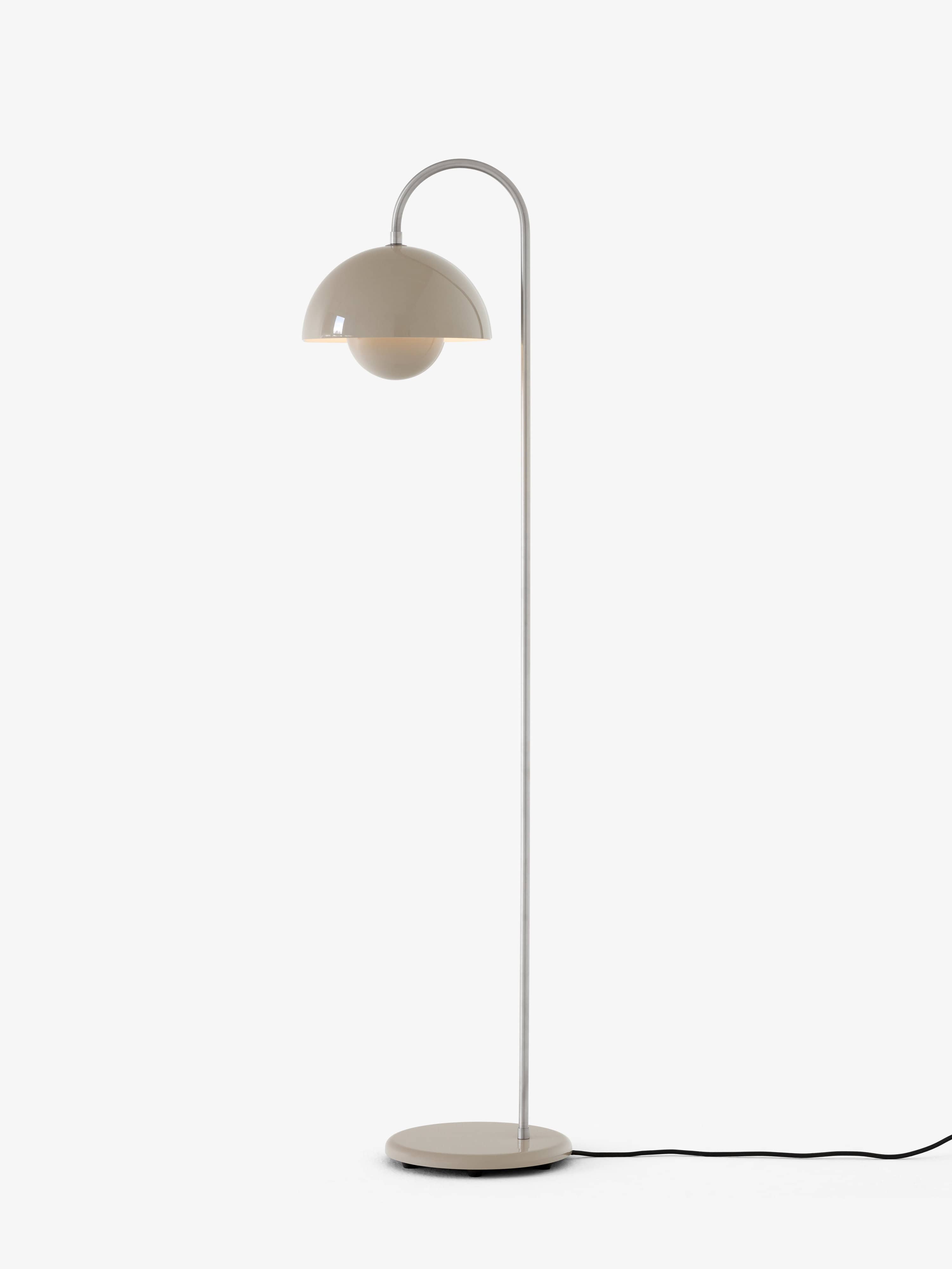 Verner Panton, Flowerpot Floor Lamp VP12 in Grey Beige