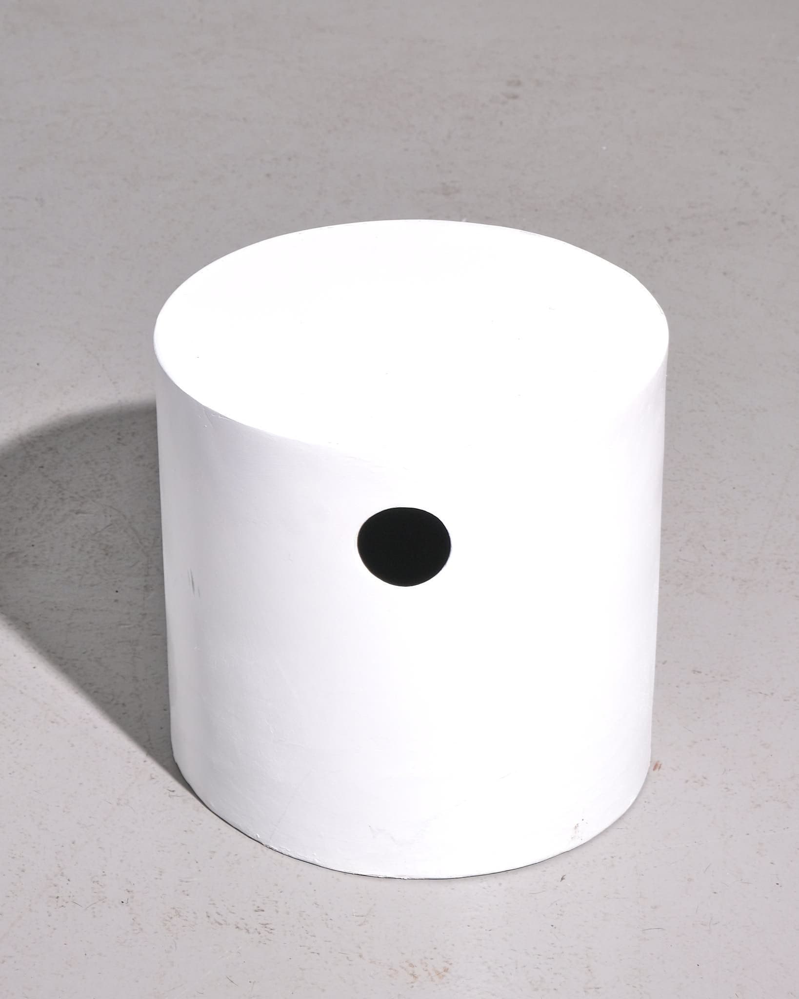 Pair of Tomotom Drum Tables in White