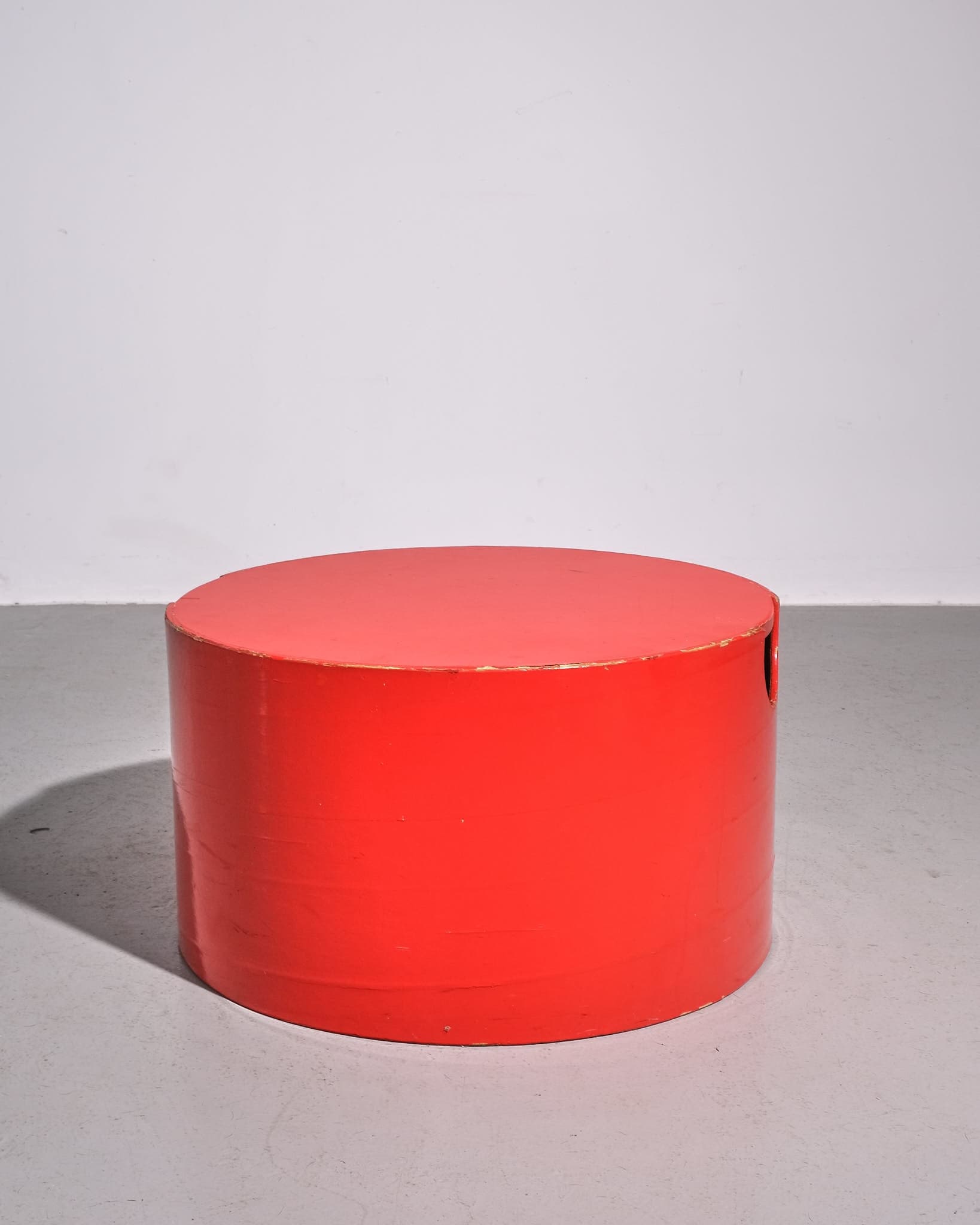 Tomotom Foot Stool in Red with Original Cushion