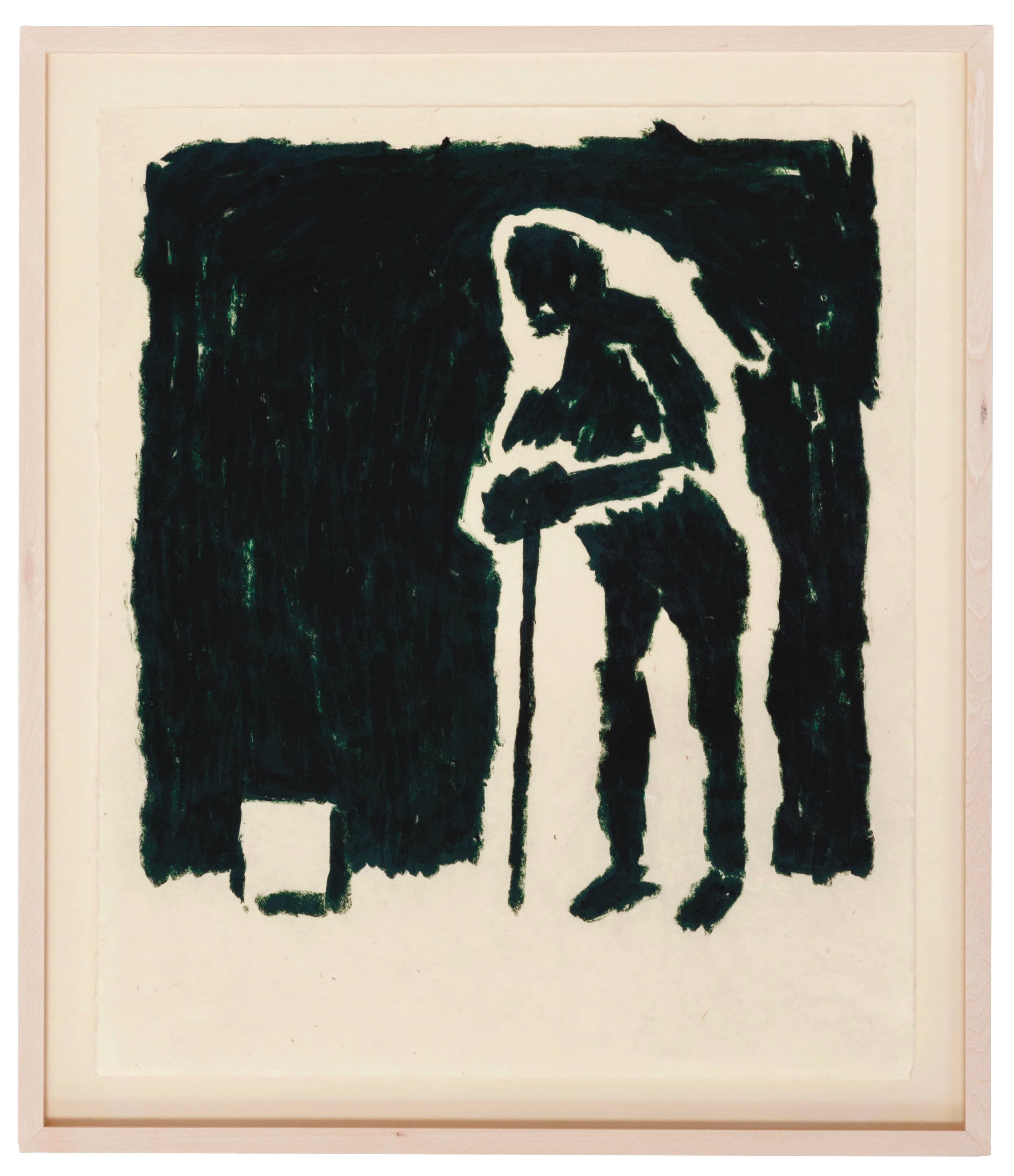 Man Thinking About A Picture