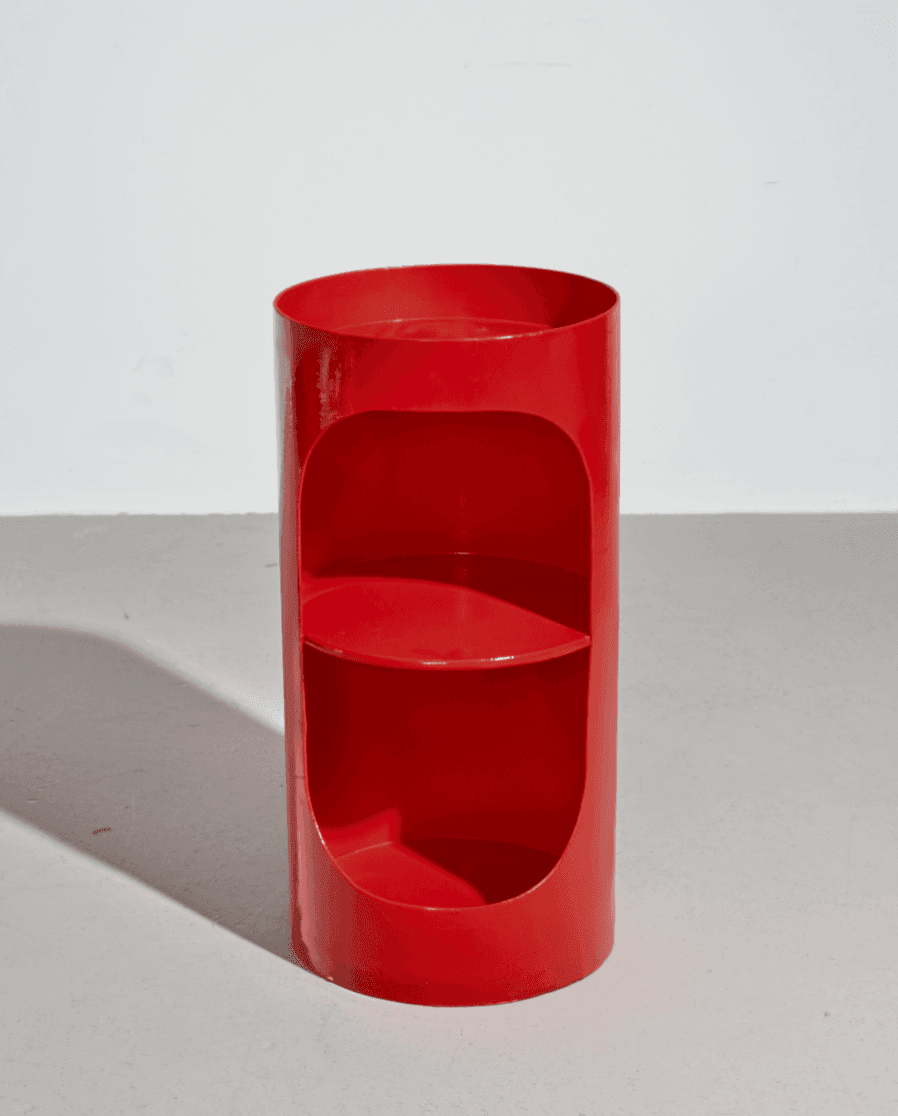 Tomotom Three Tier Side Table in Red