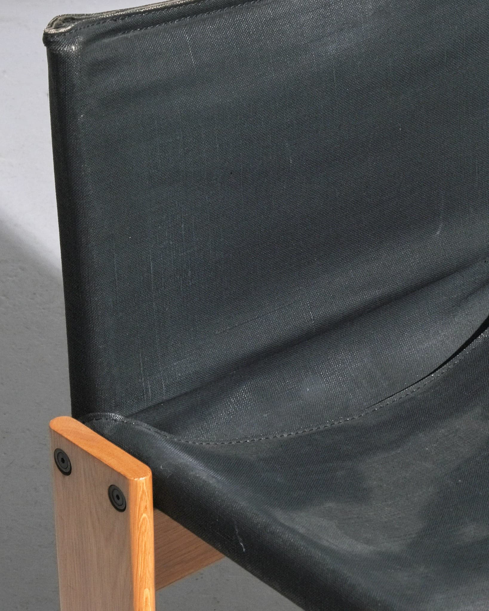 Set of Four Fabric Monk Chairs