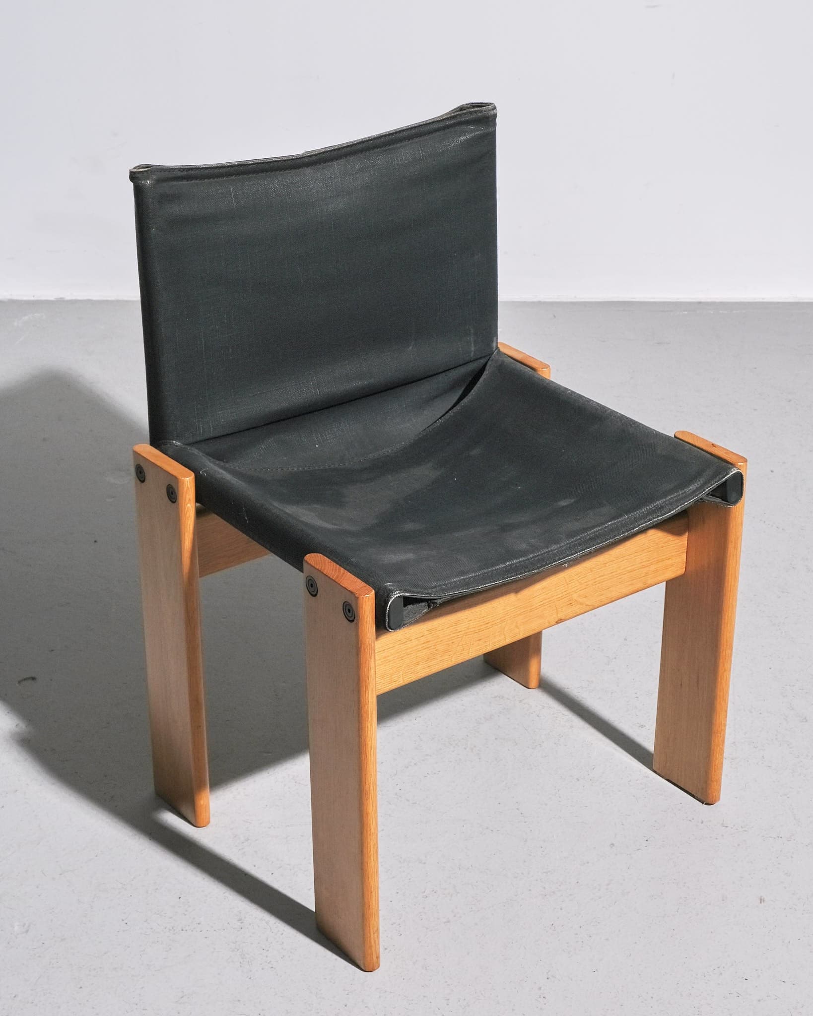 Set of Four Fabric Monk Chairs
