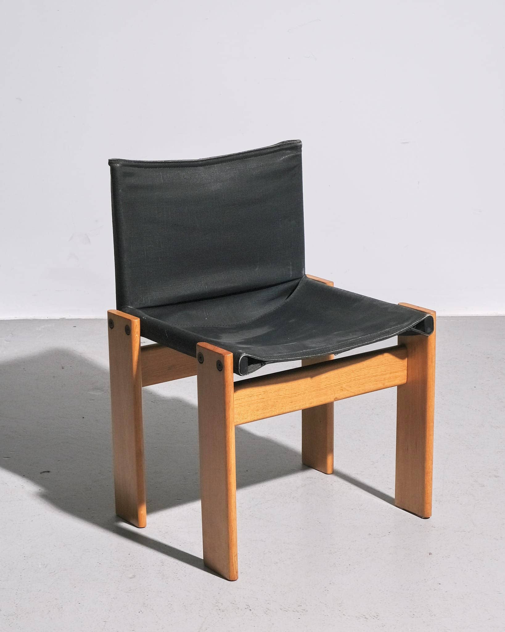 Set of Four Fabric Monk Chairs