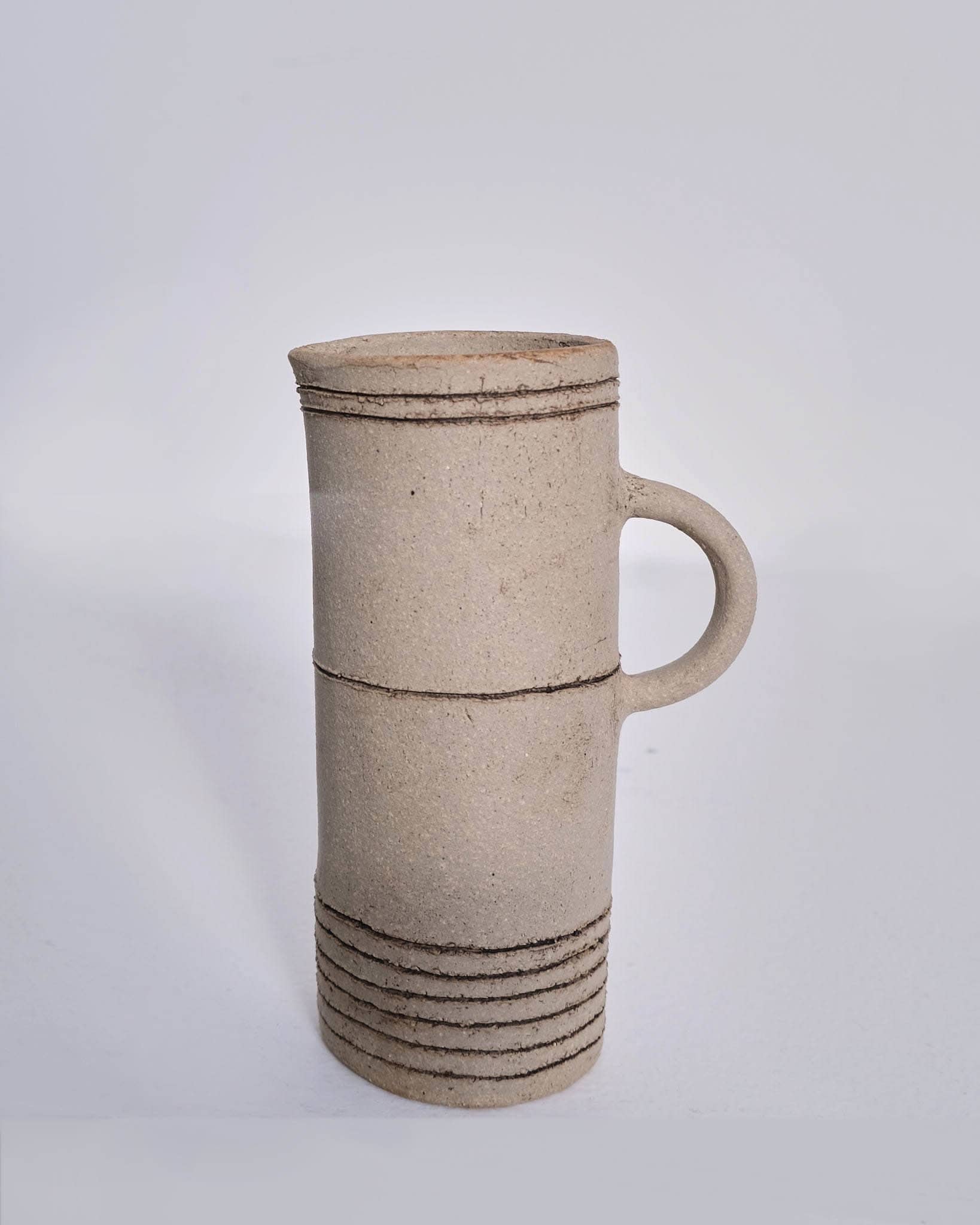 Small Jug (Light Horizontal Bands)