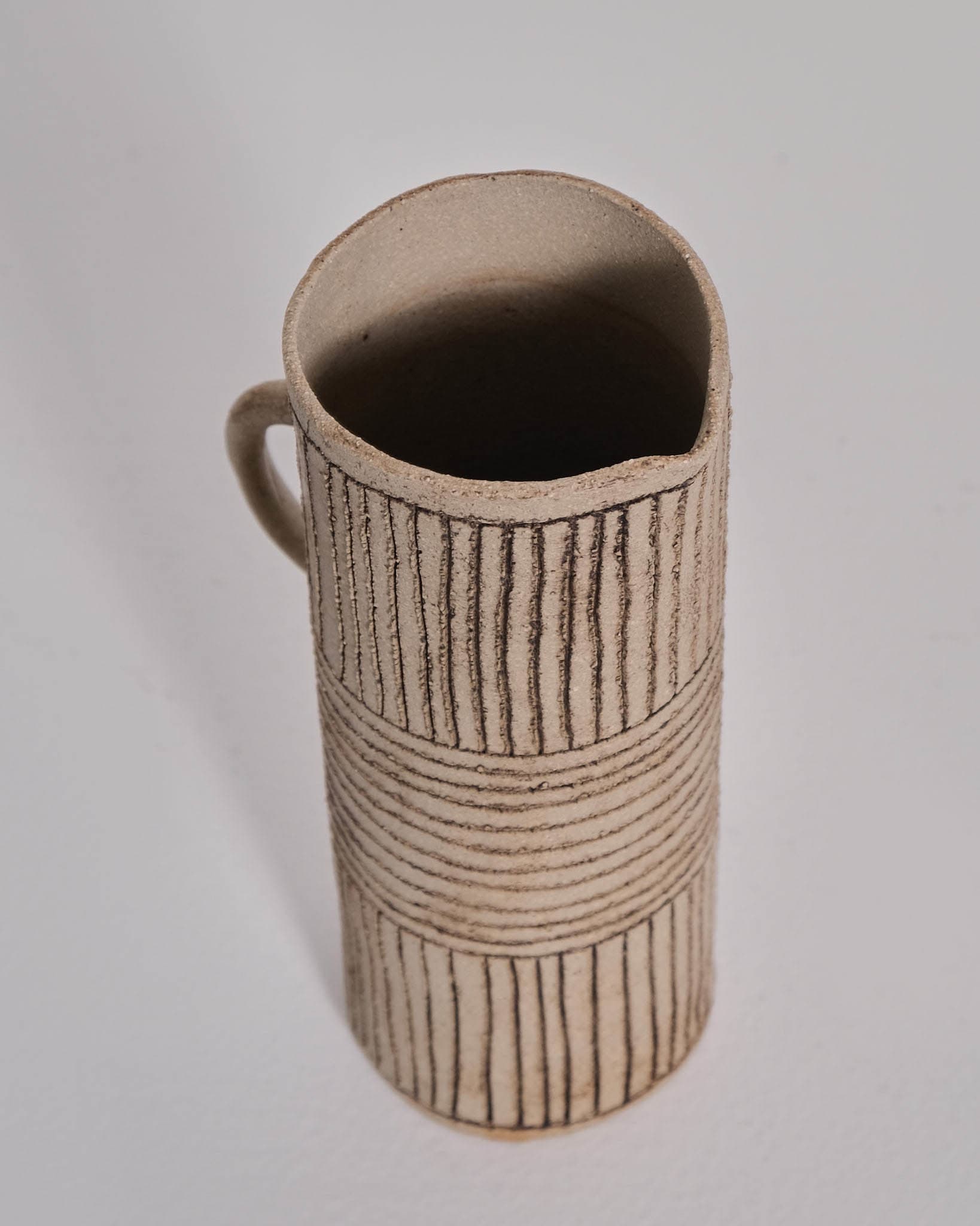 Tall Jug (Light Criss Cross)