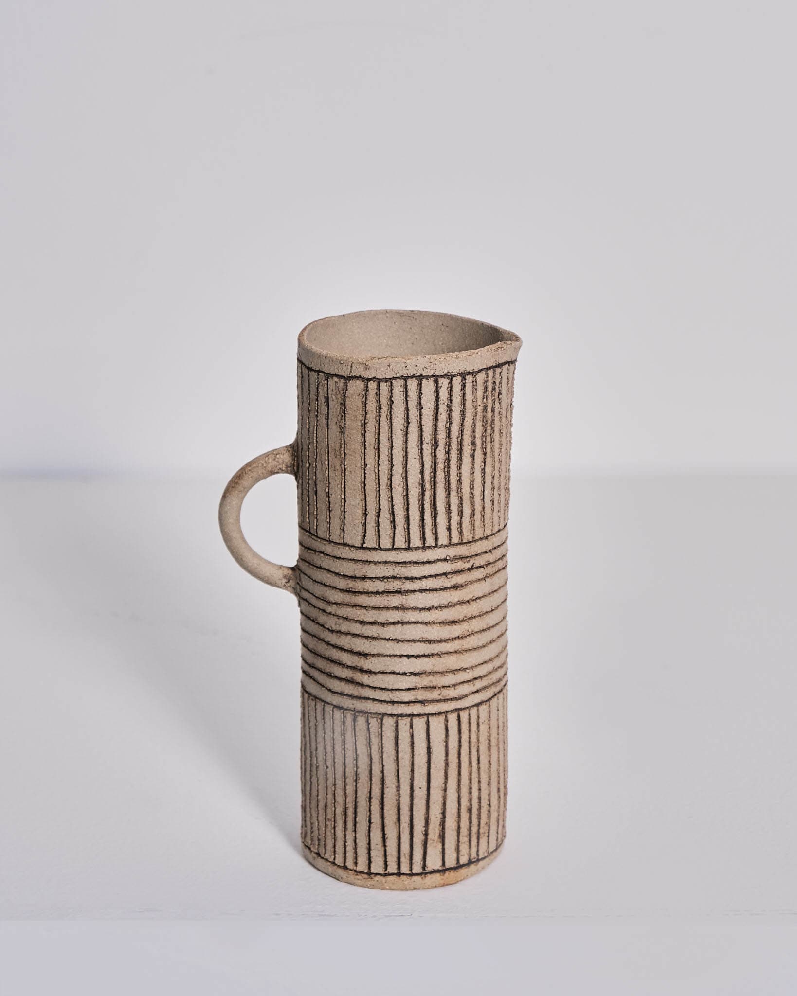 Tall Jug (Light Criss Cross)