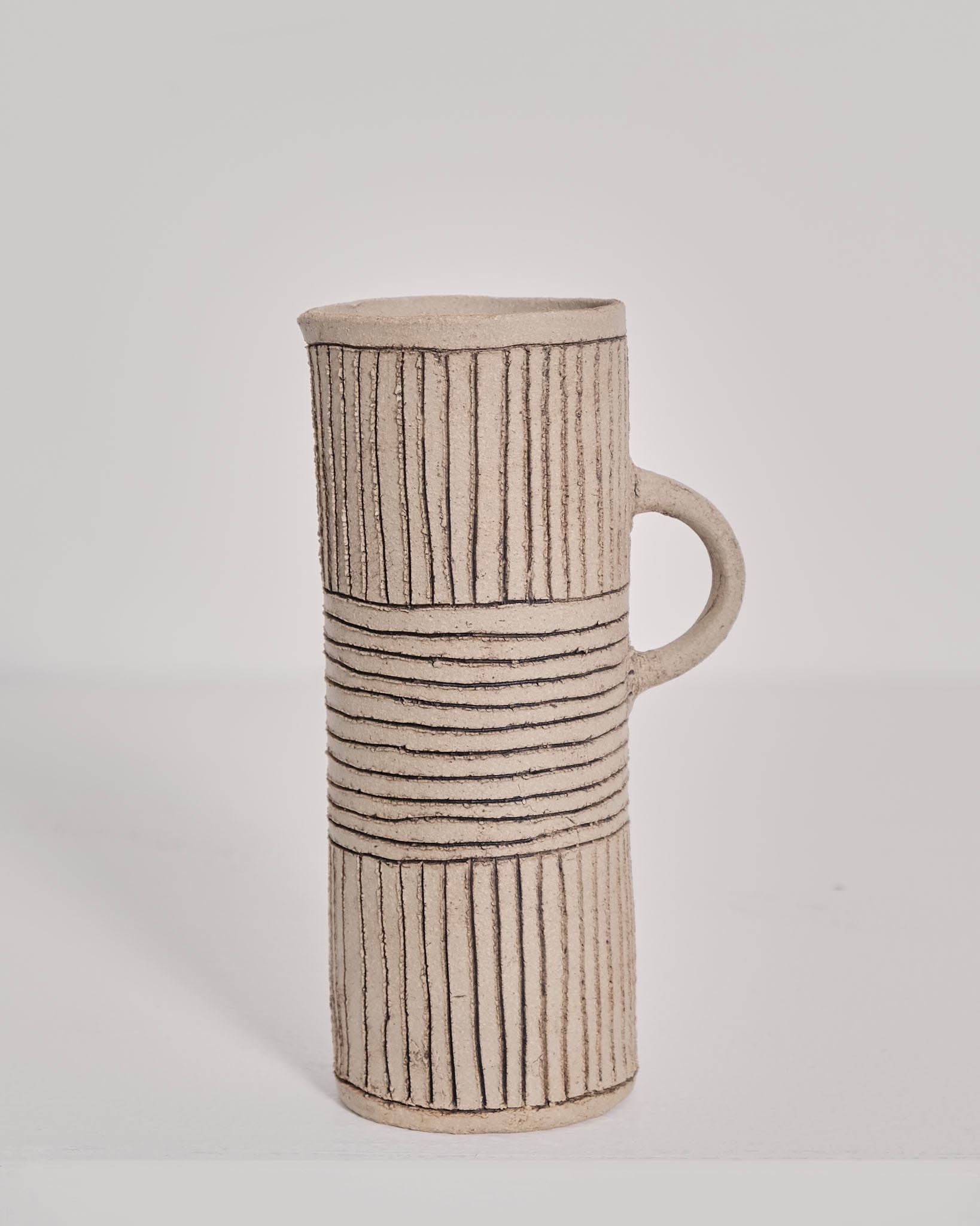 Tall Jug (Light Criss Cross)