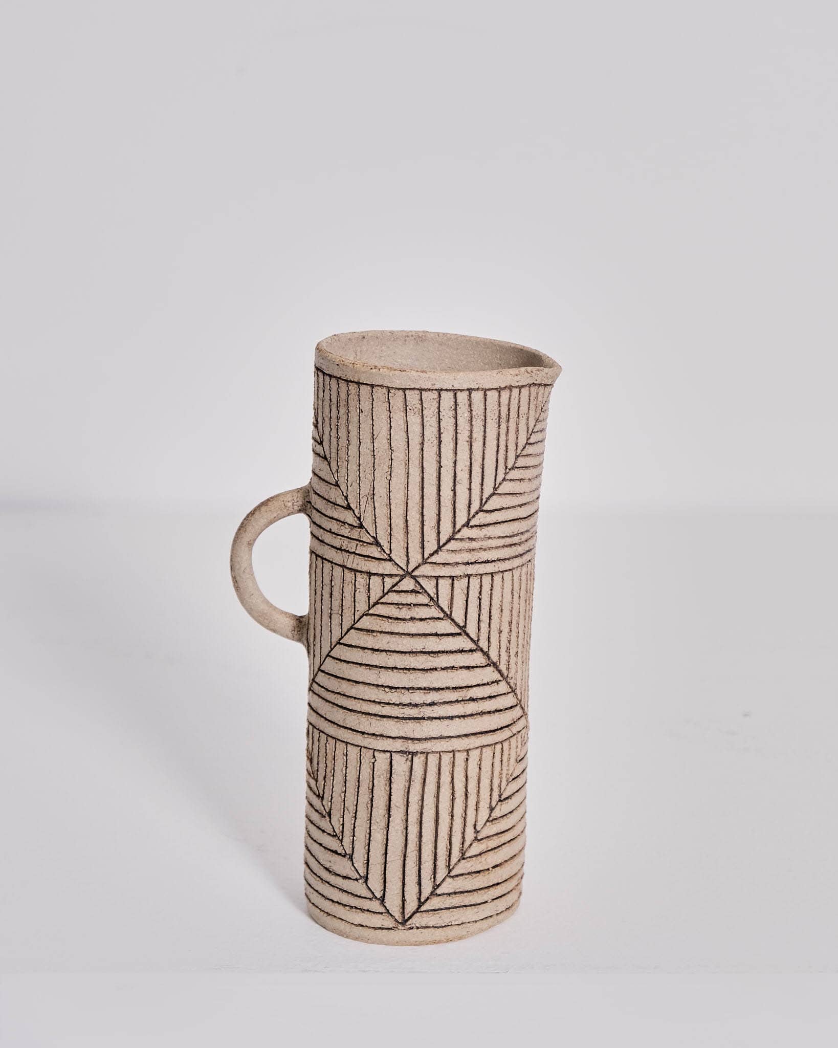 Tall Jug (Light Diamonds)