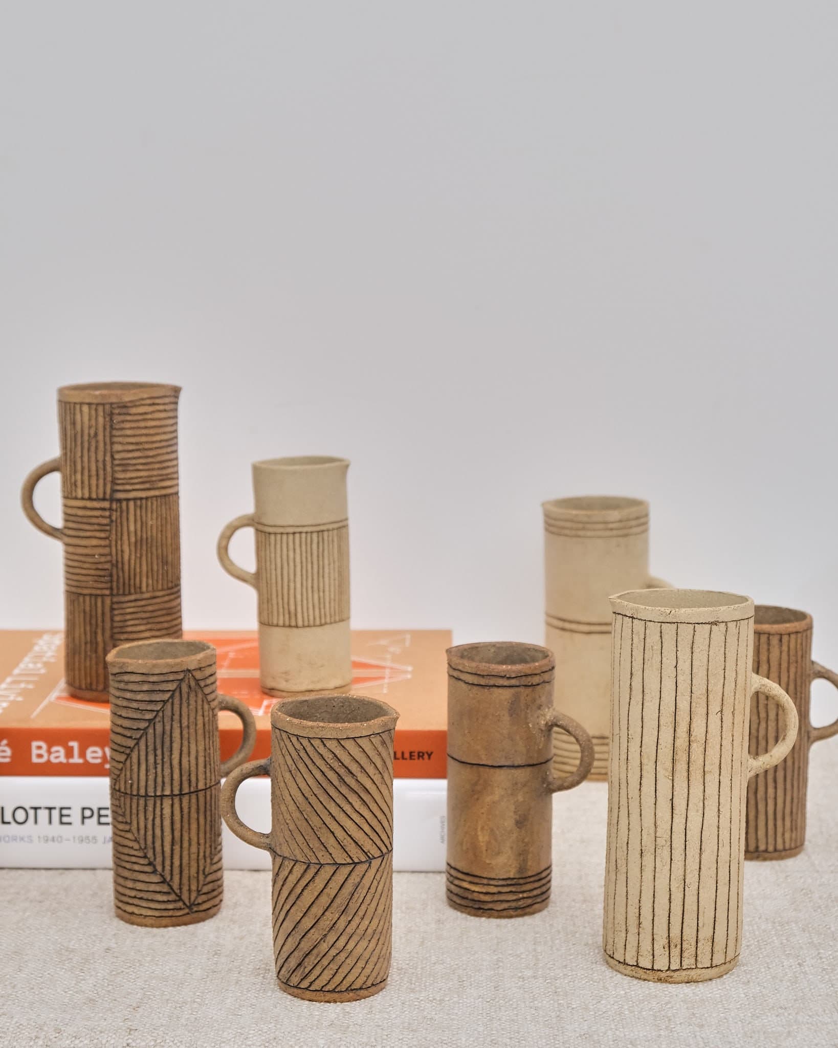 Tall Jug (Light Criss Cross)