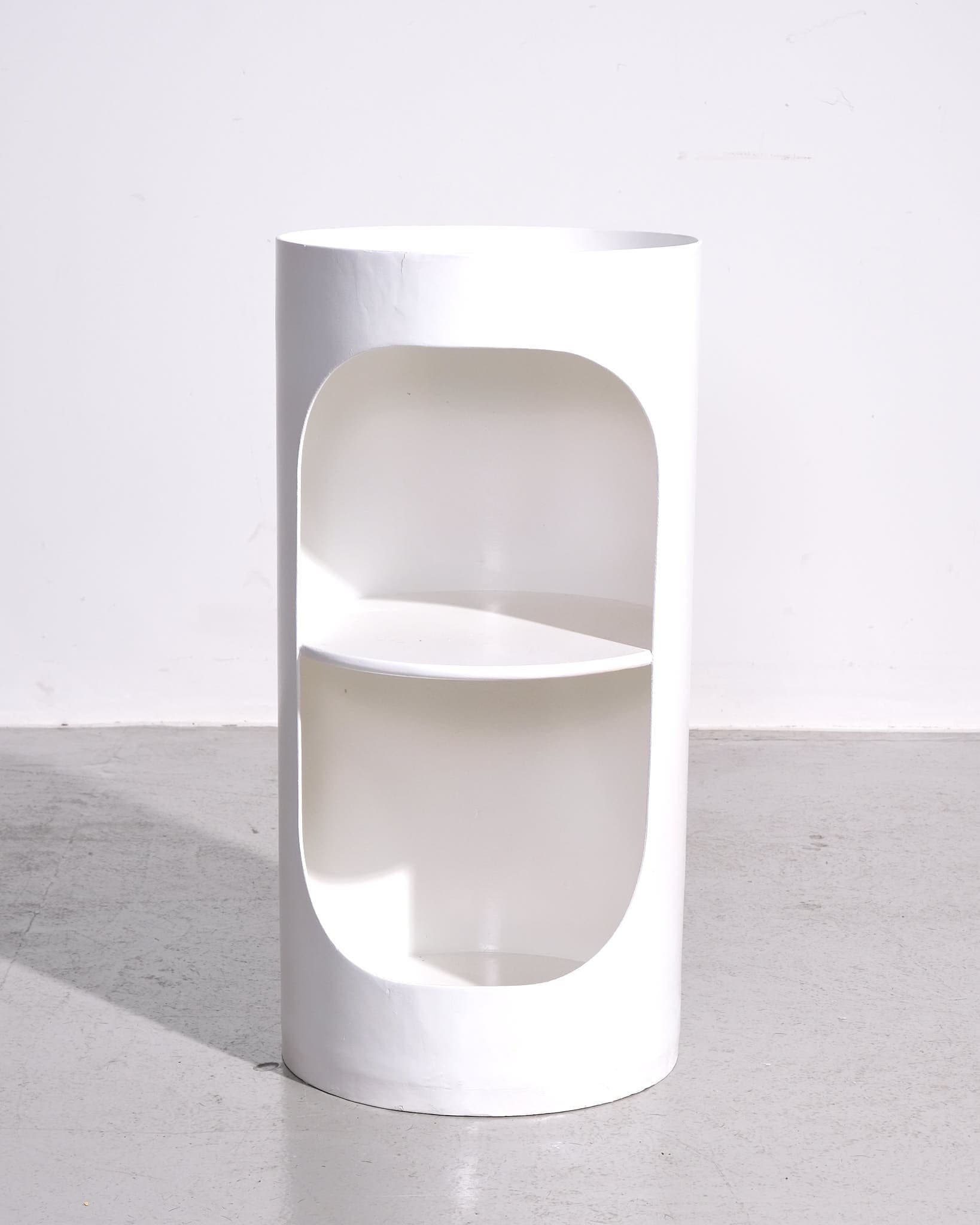 Tomotom Three Tier Side Table in White