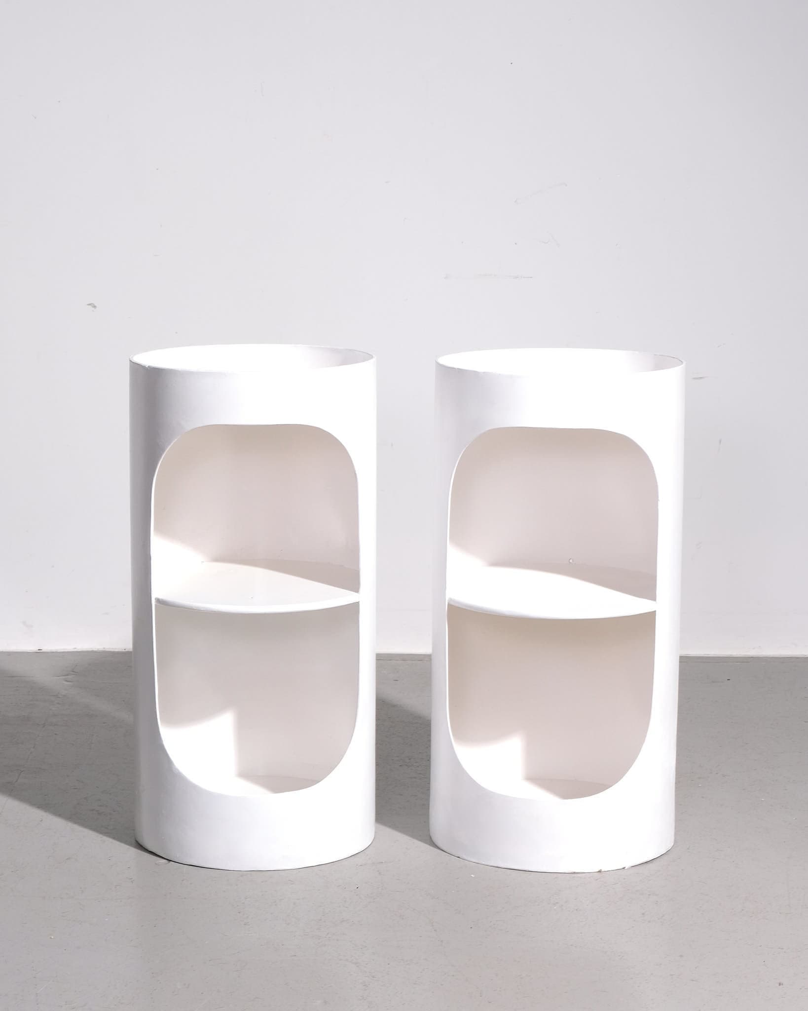 Tomotom Three Tier Side Table in White