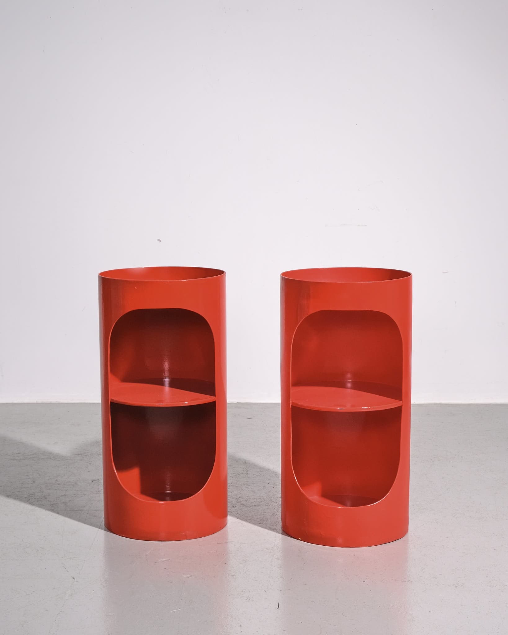 Tomotom Three Tier Side Table in Red