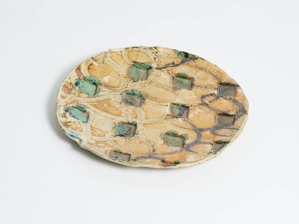 Large Platter with Diamond Motif