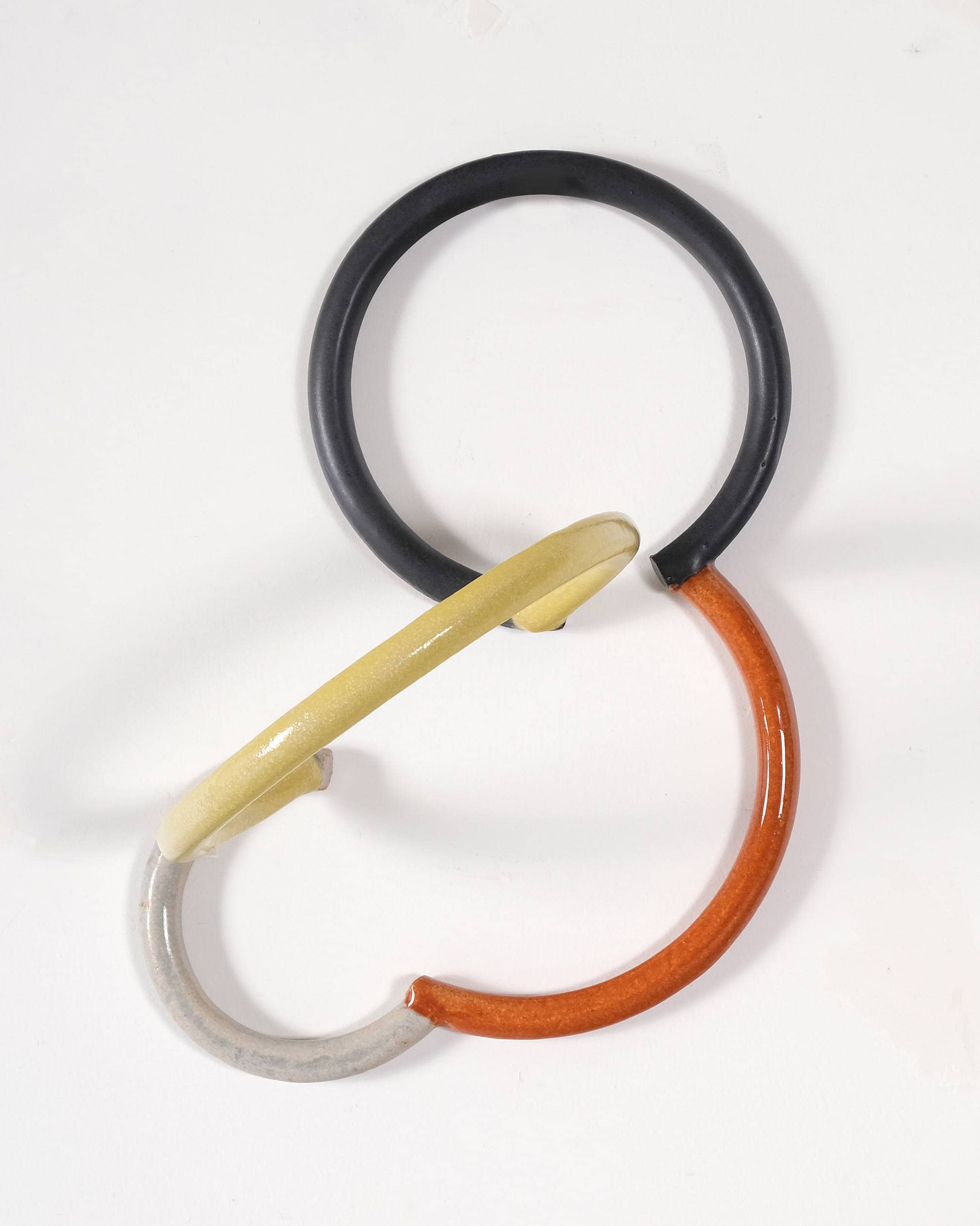 Doodle Sculpture with Yellow Loop
