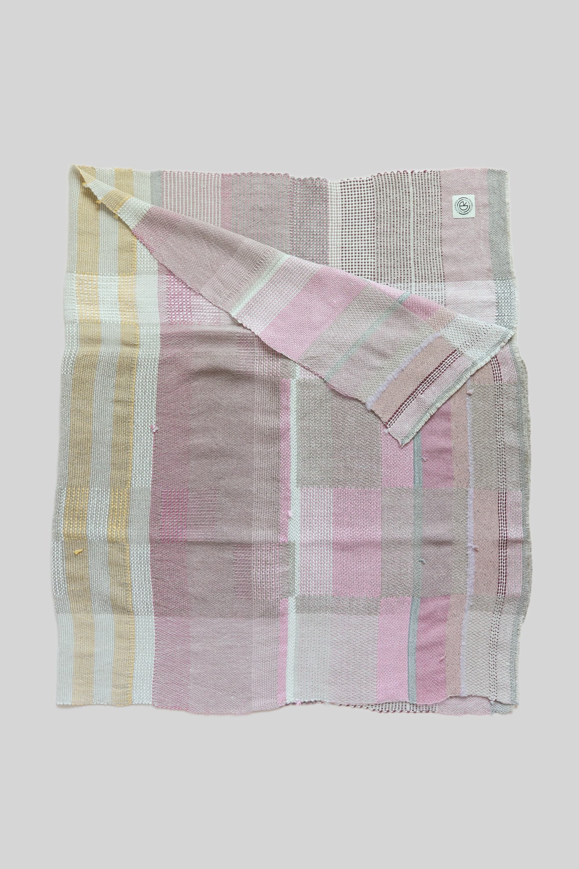 Handwoven Throw - Pale Pinks