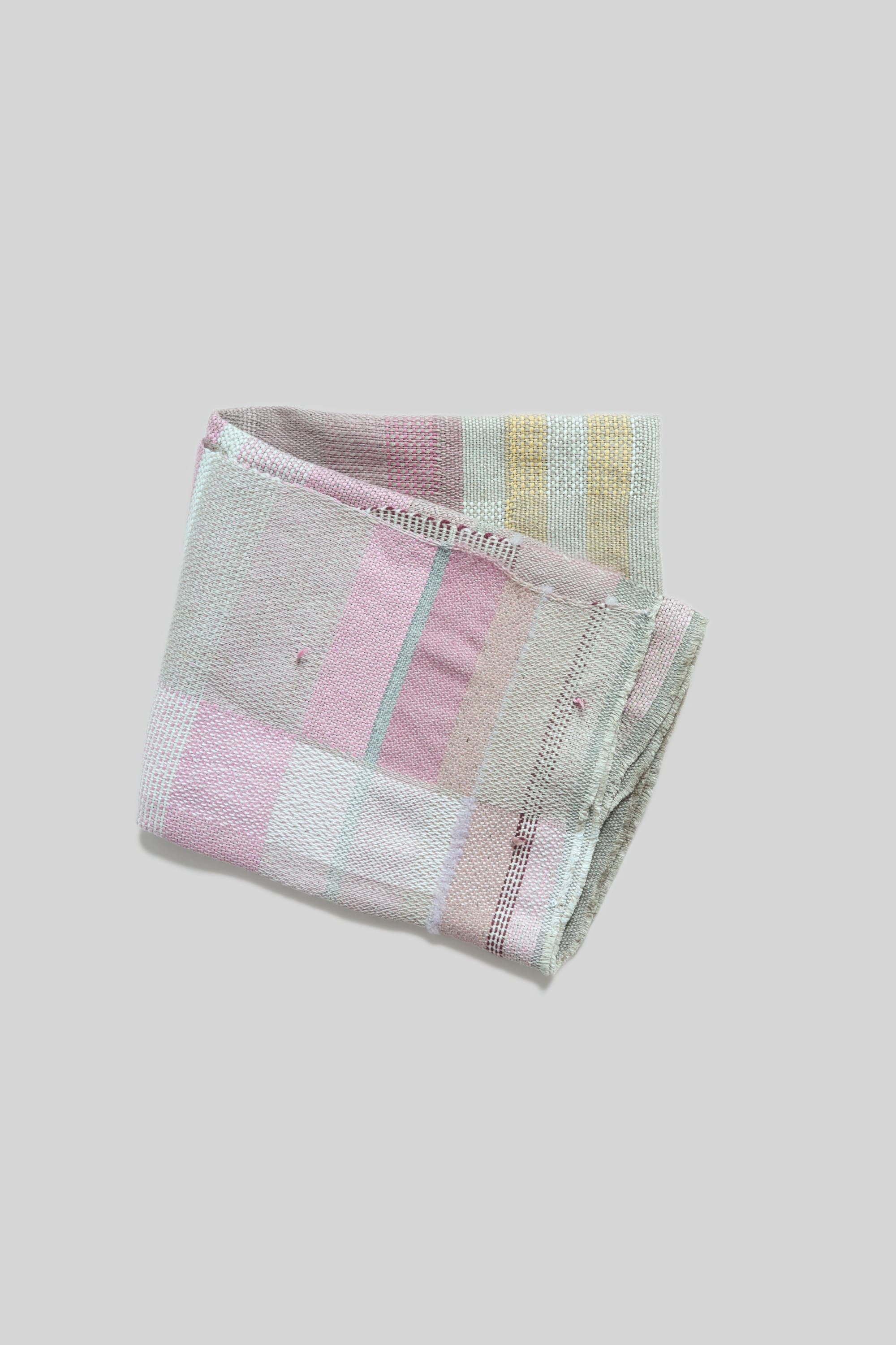 Handwoven Throw - Pale Pinks