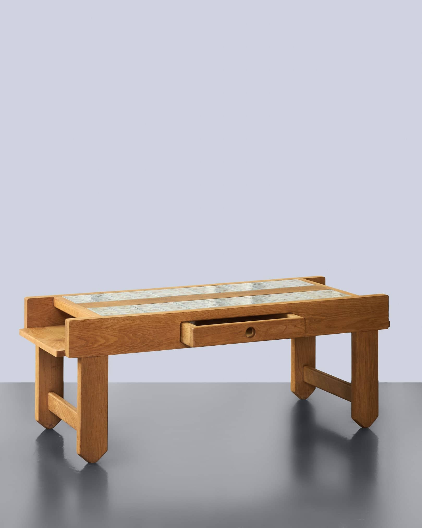 Tiled Coffee Table with Drawer