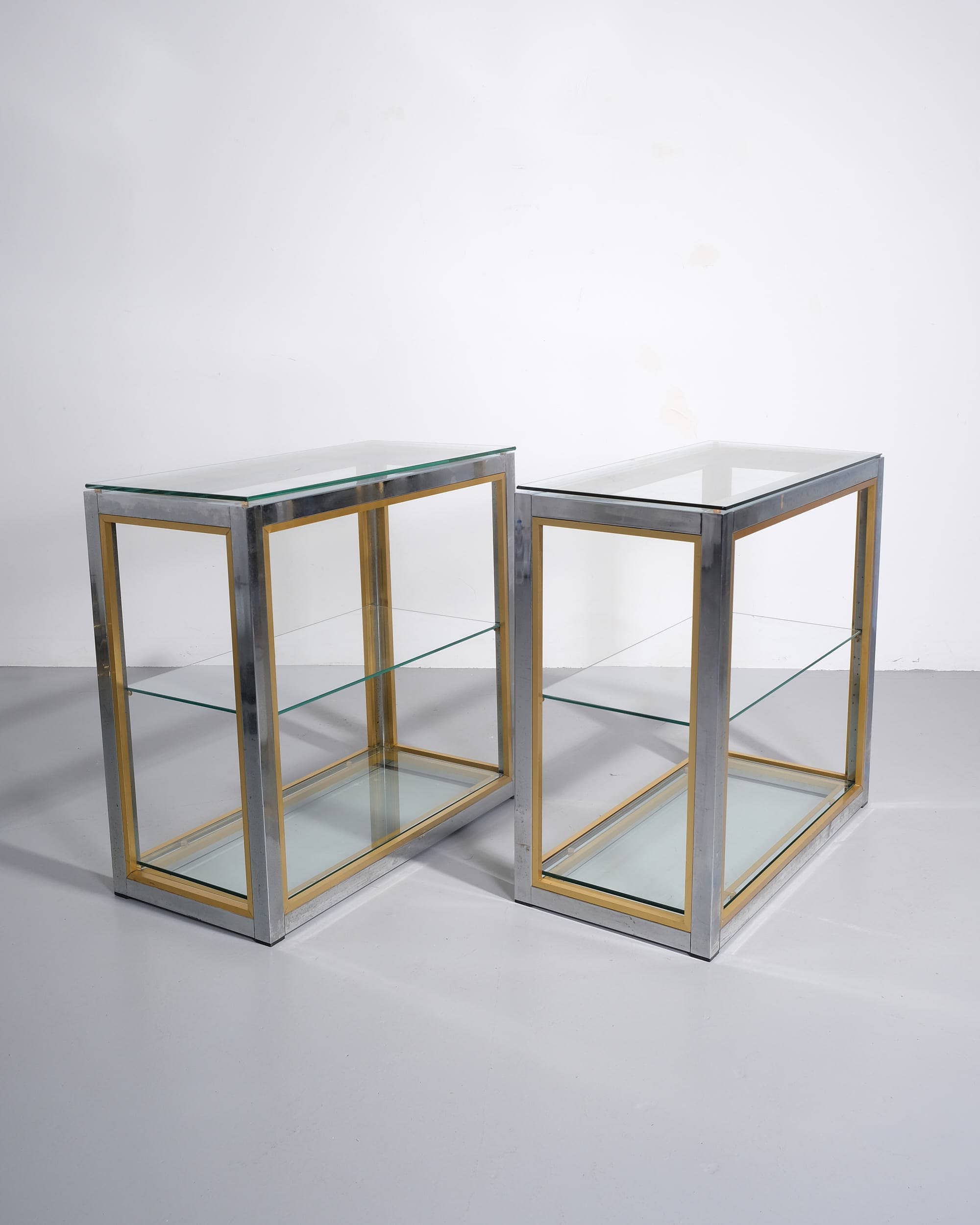 Pair of Low Book Shelves