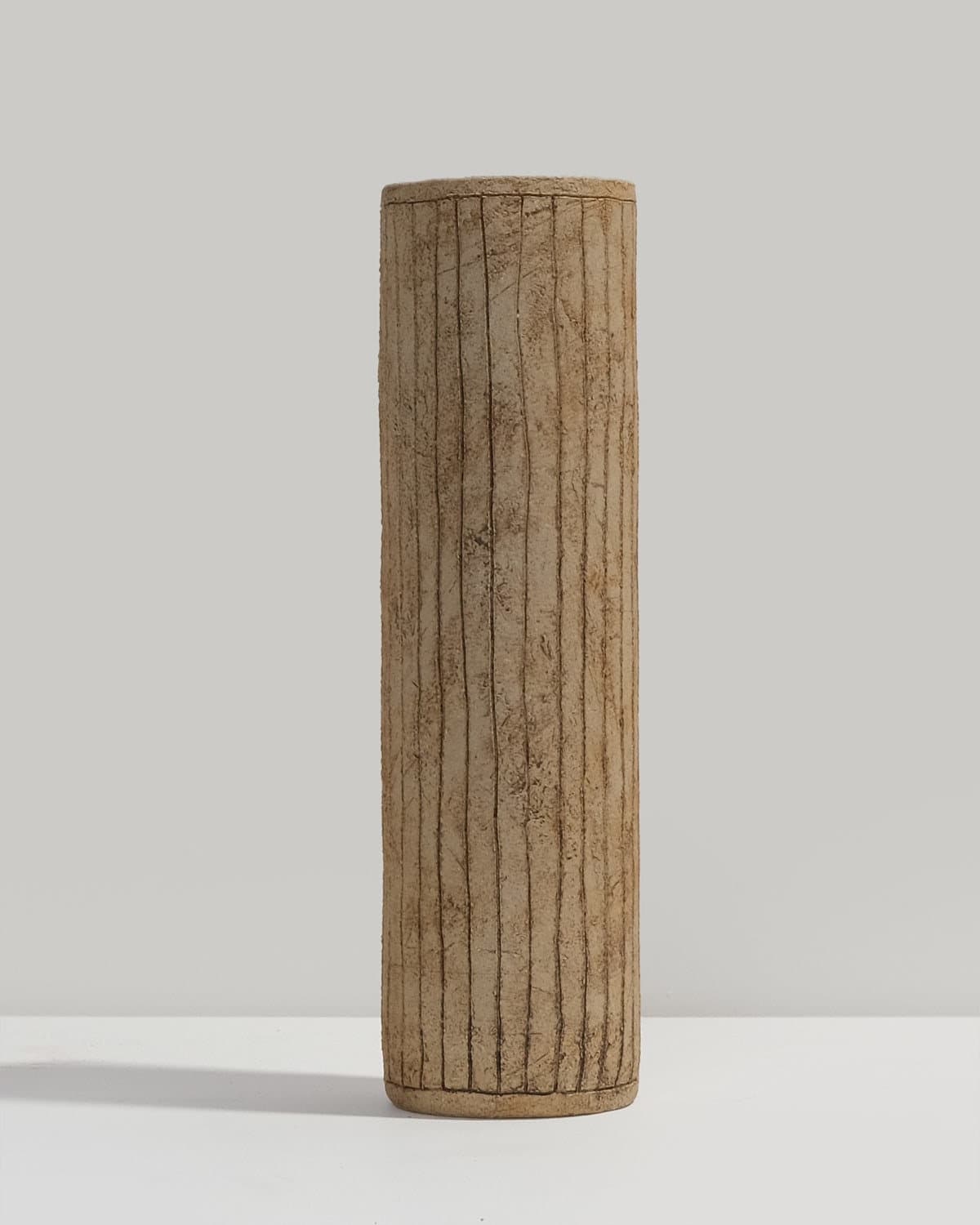 Tall Sgraffito Vase (Light Vertical)
