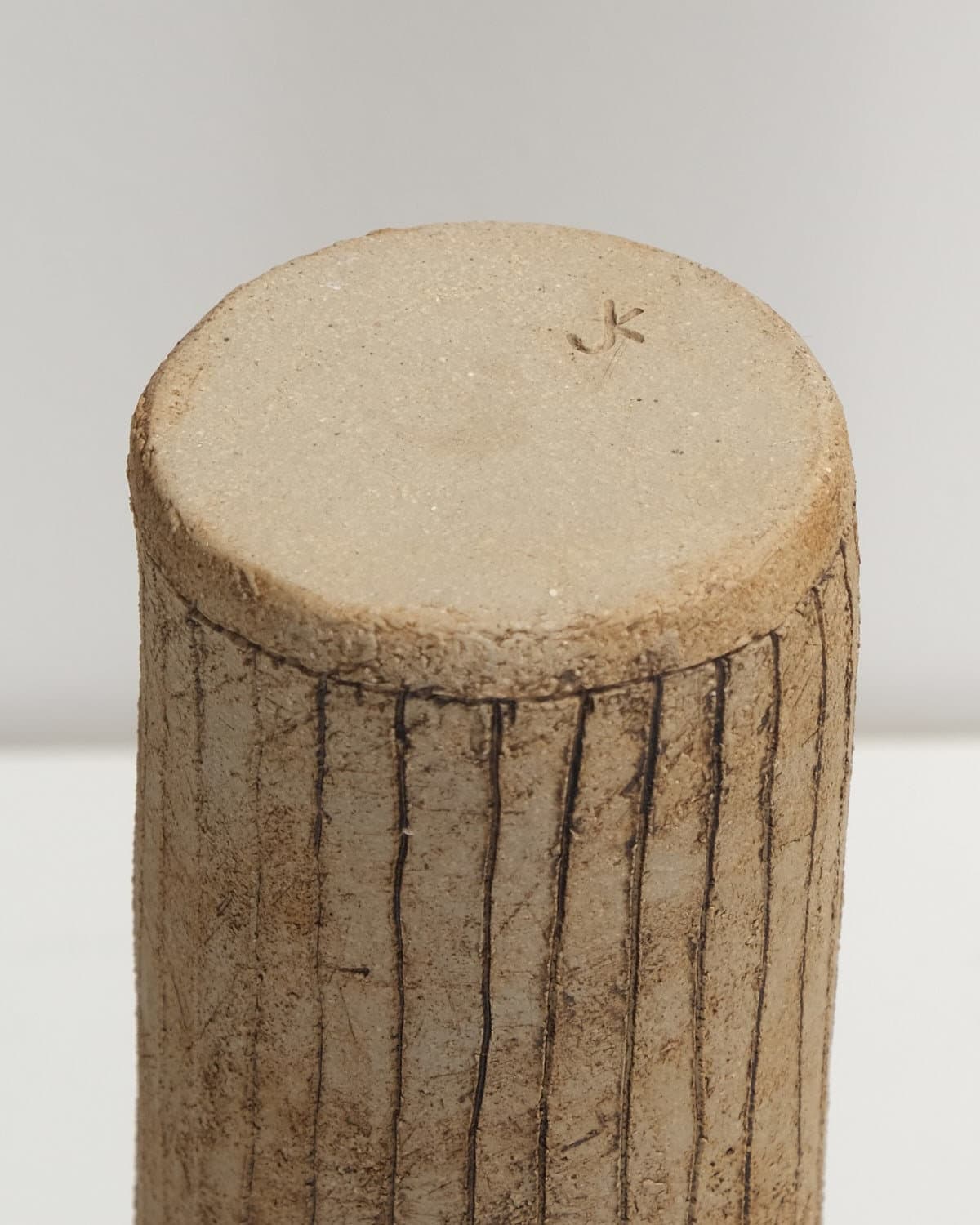 Tall Sgraffito Vase (Light Vertical)