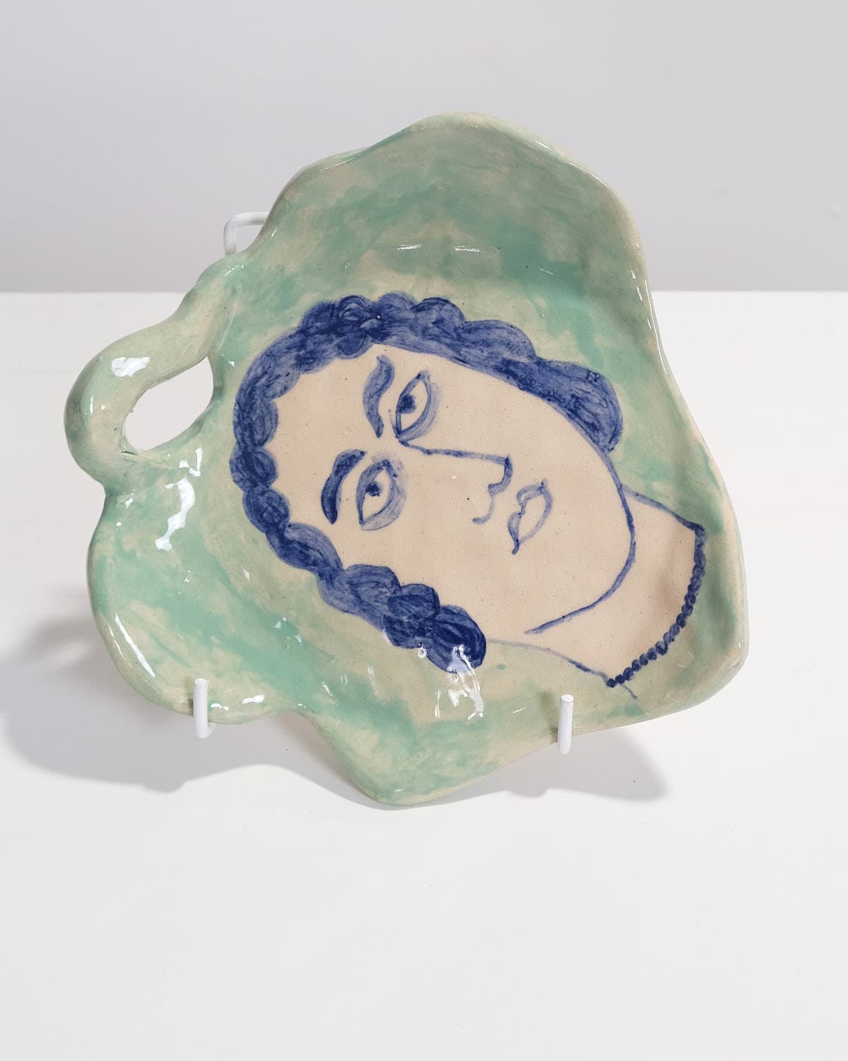Head of a Writer Plate