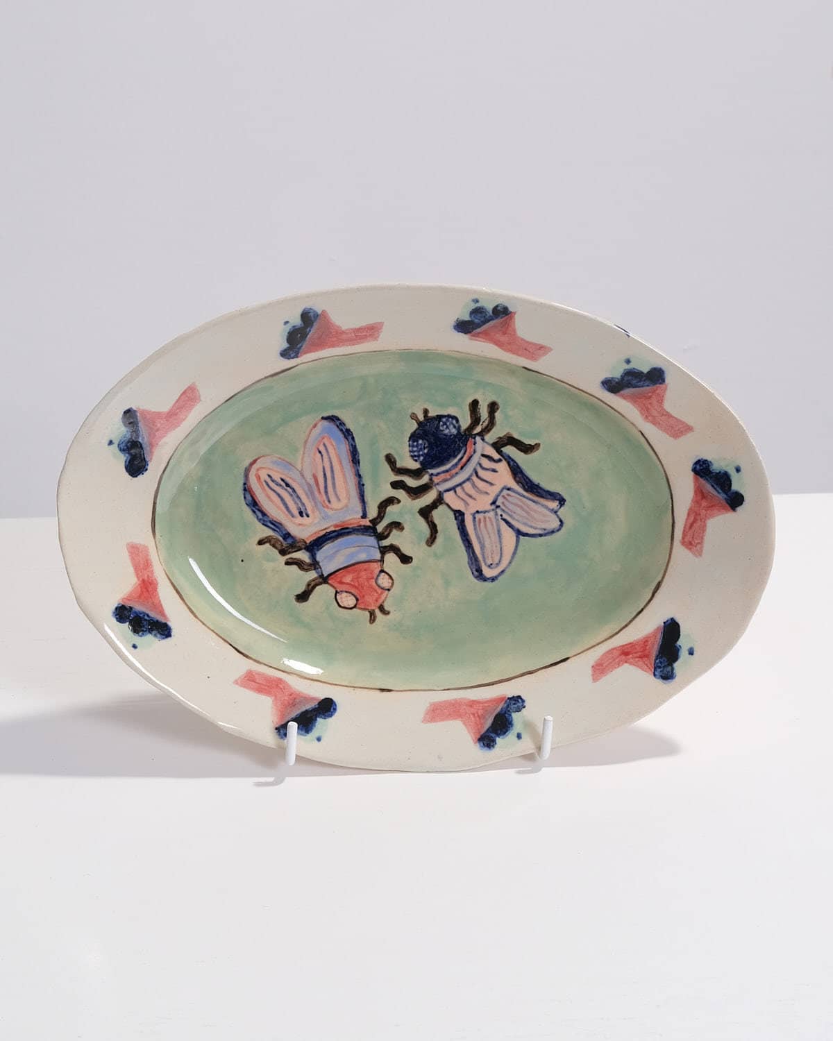 Pair of Flies Platter