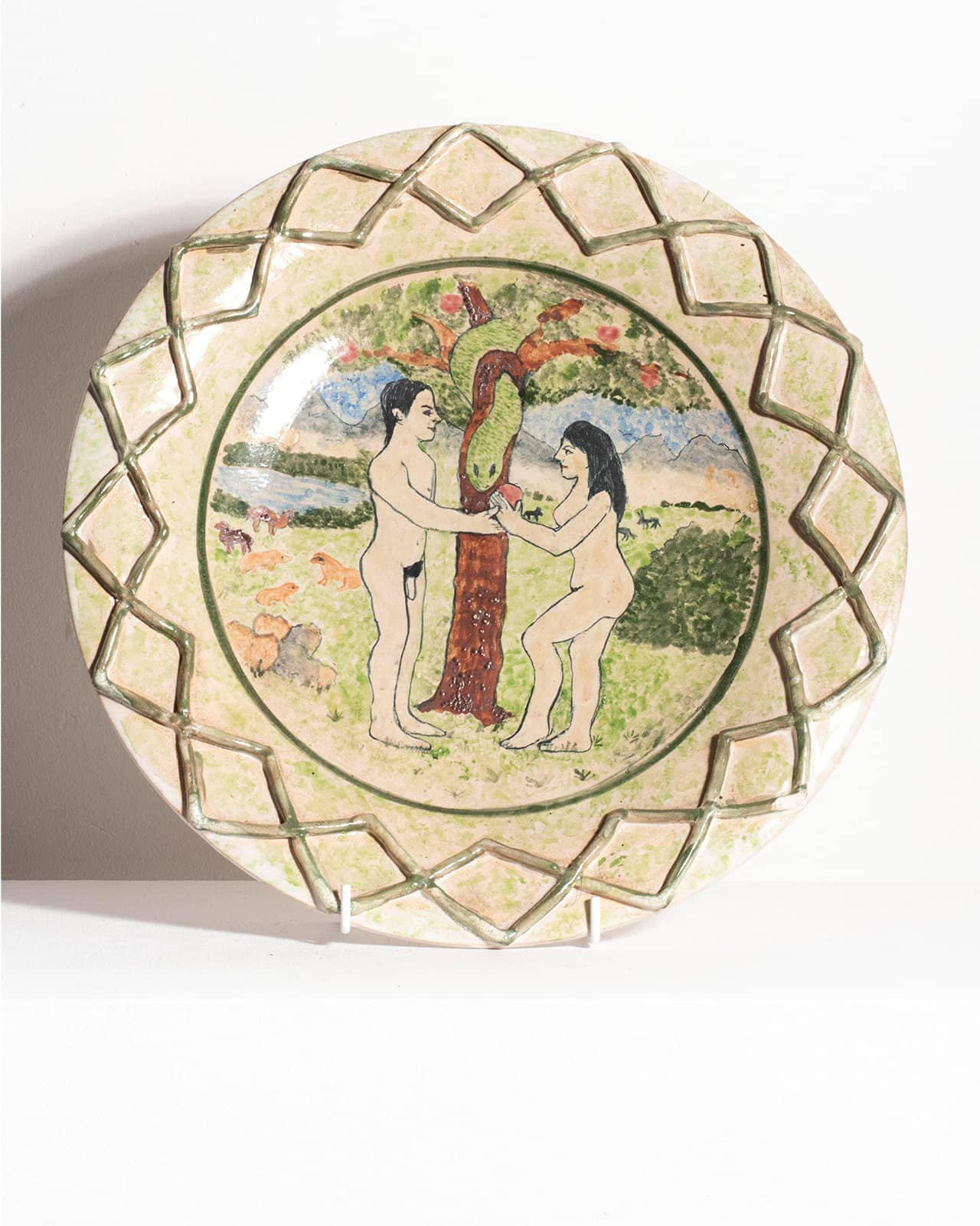 Adam and Eve Plate