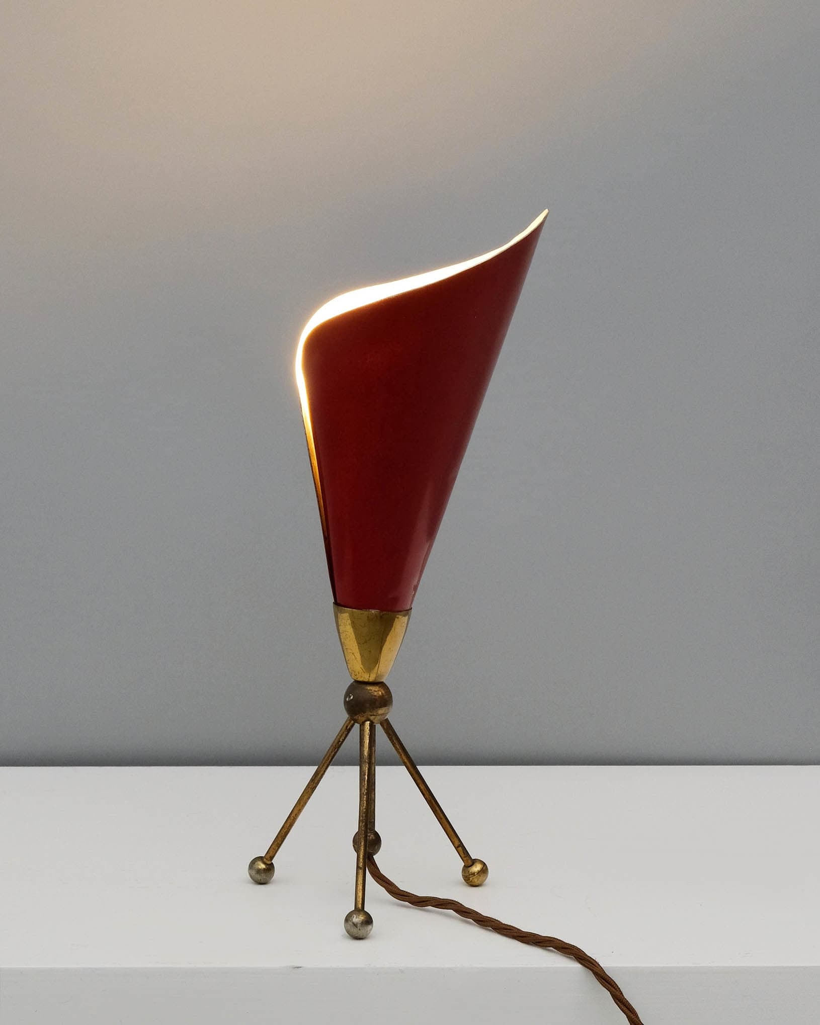 Red Table Lamp