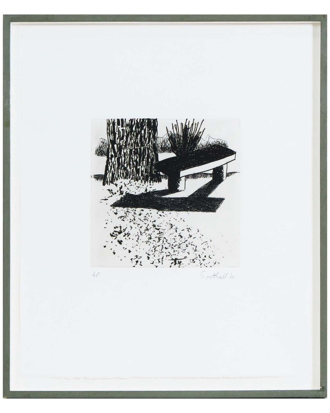 Black and White of Brick and Bark IV