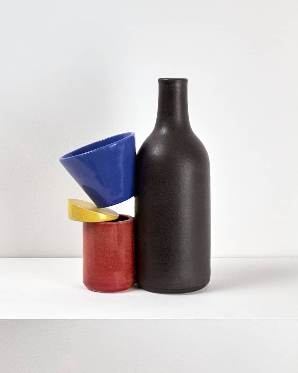 Composition in Blue Red and Yellow