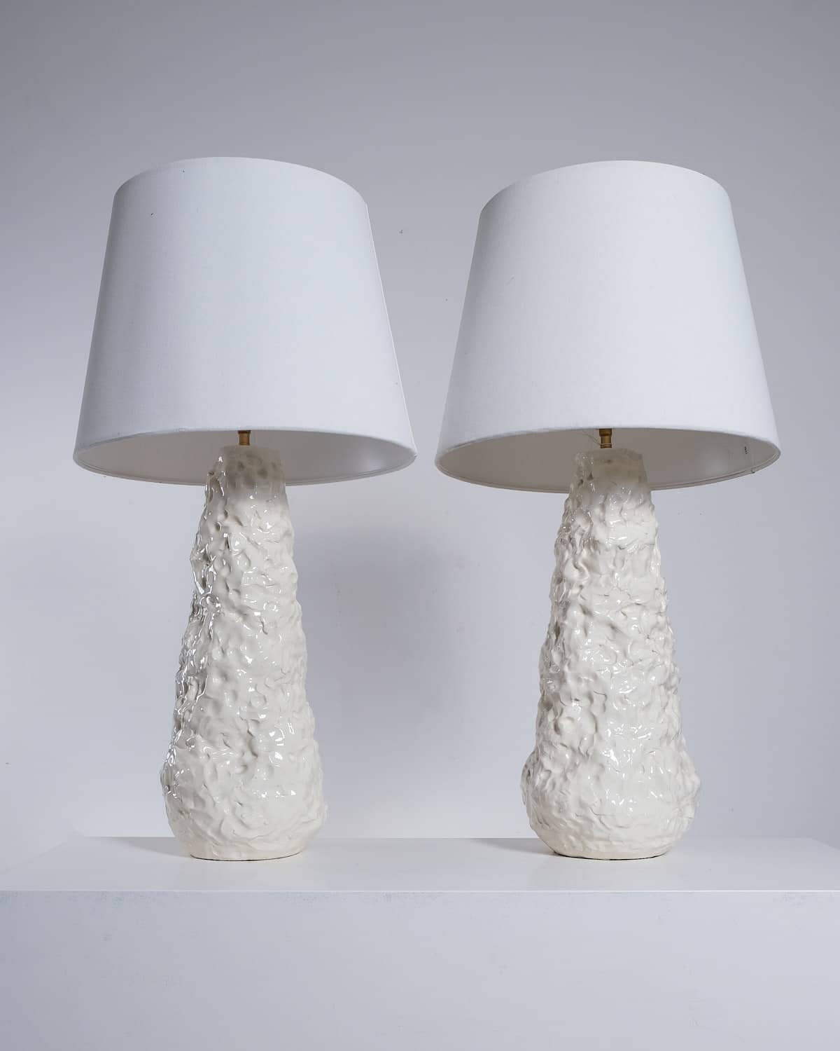 Pair of Large Lamps