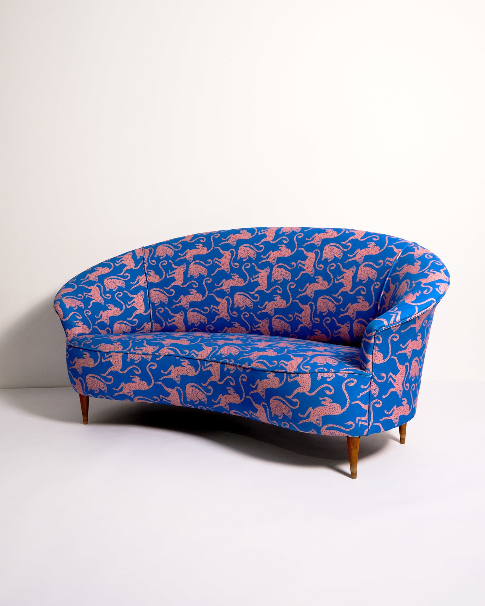 Italian Curved Sofa