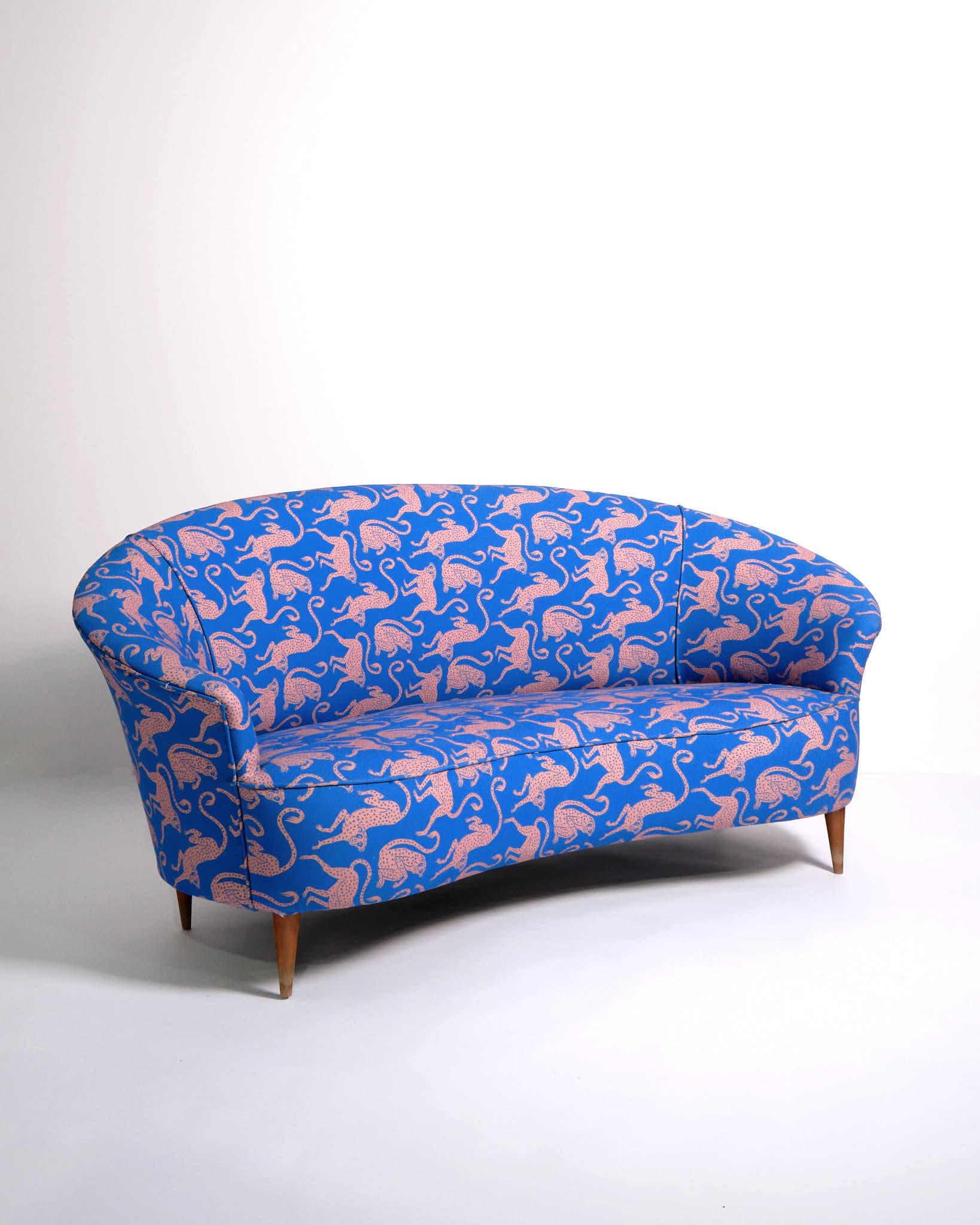 Italian Curved Sofa