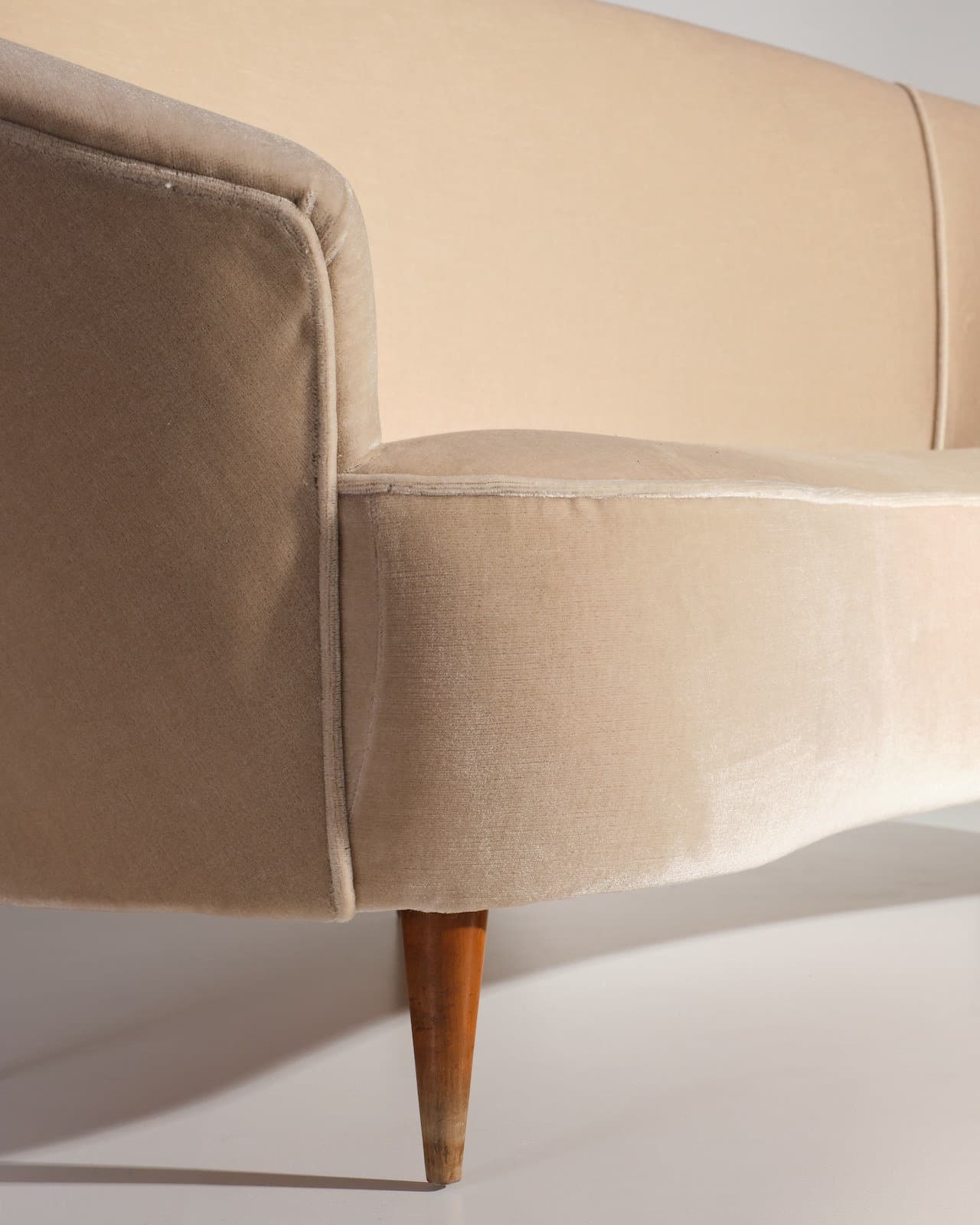 Italian Curved Sofa