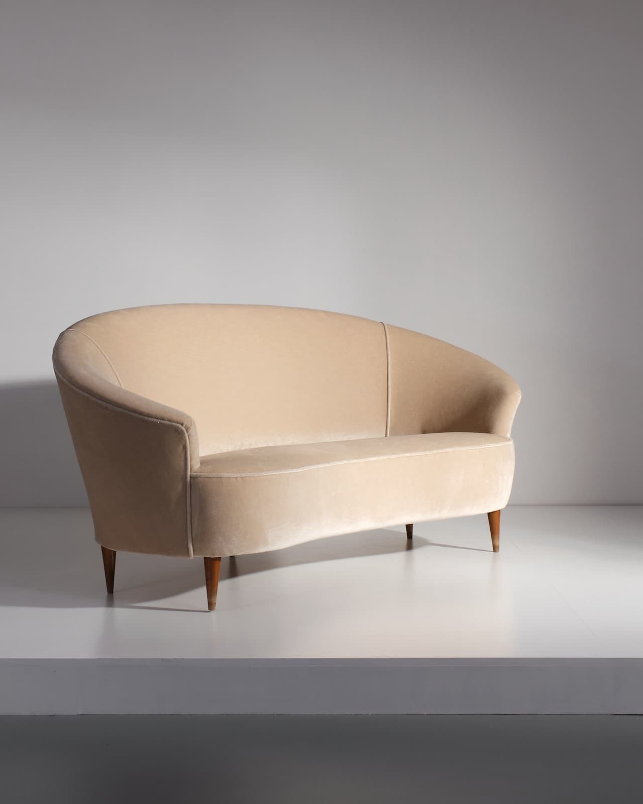 Italian Curved Sofa