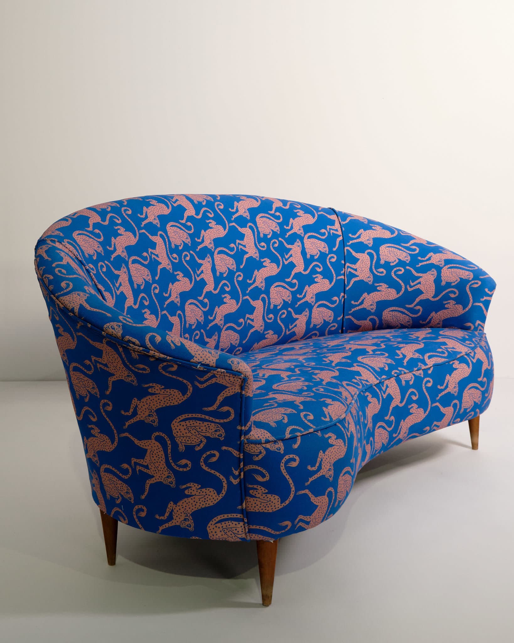 Italian Curved Sofa