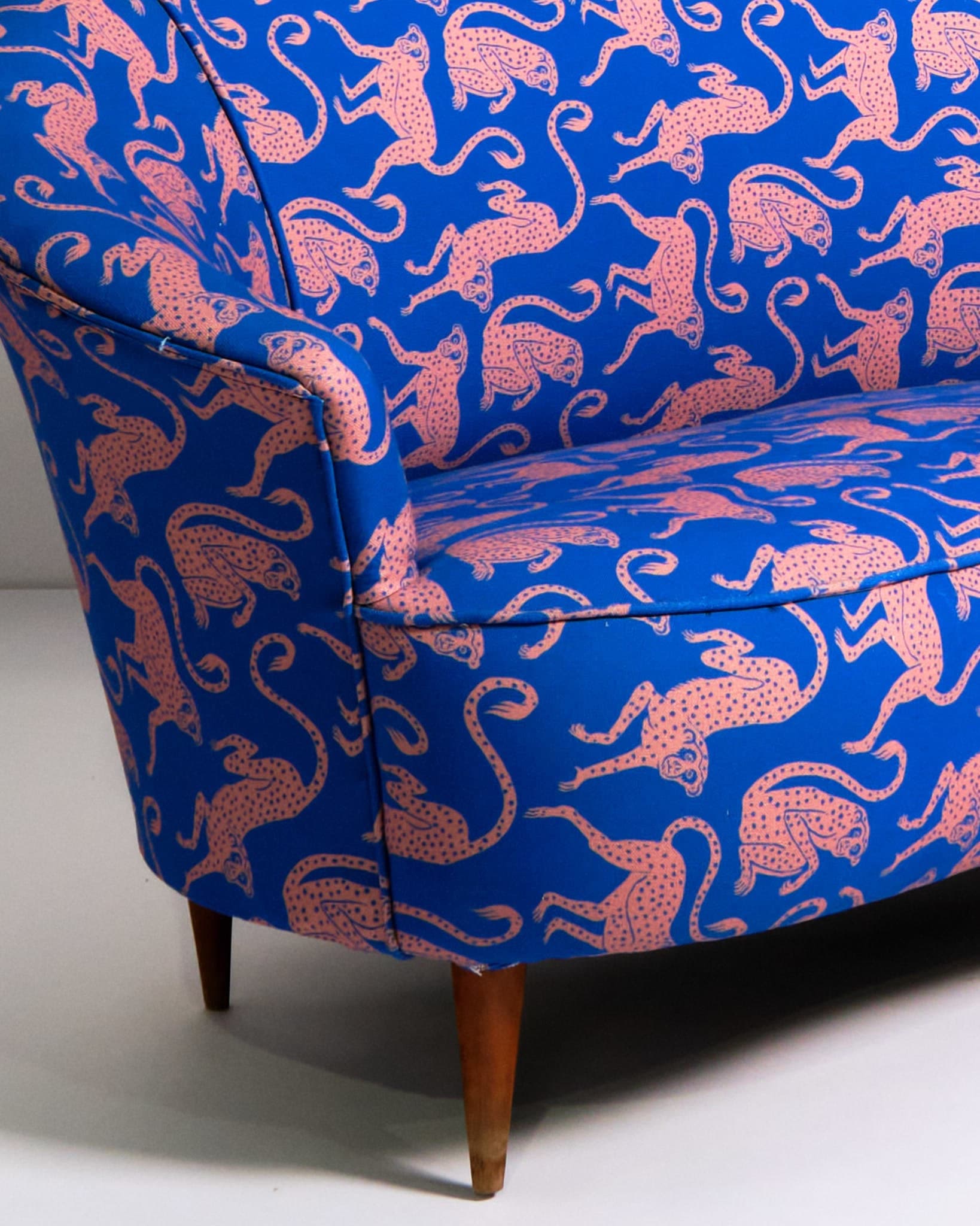 Italian Curved Sofa